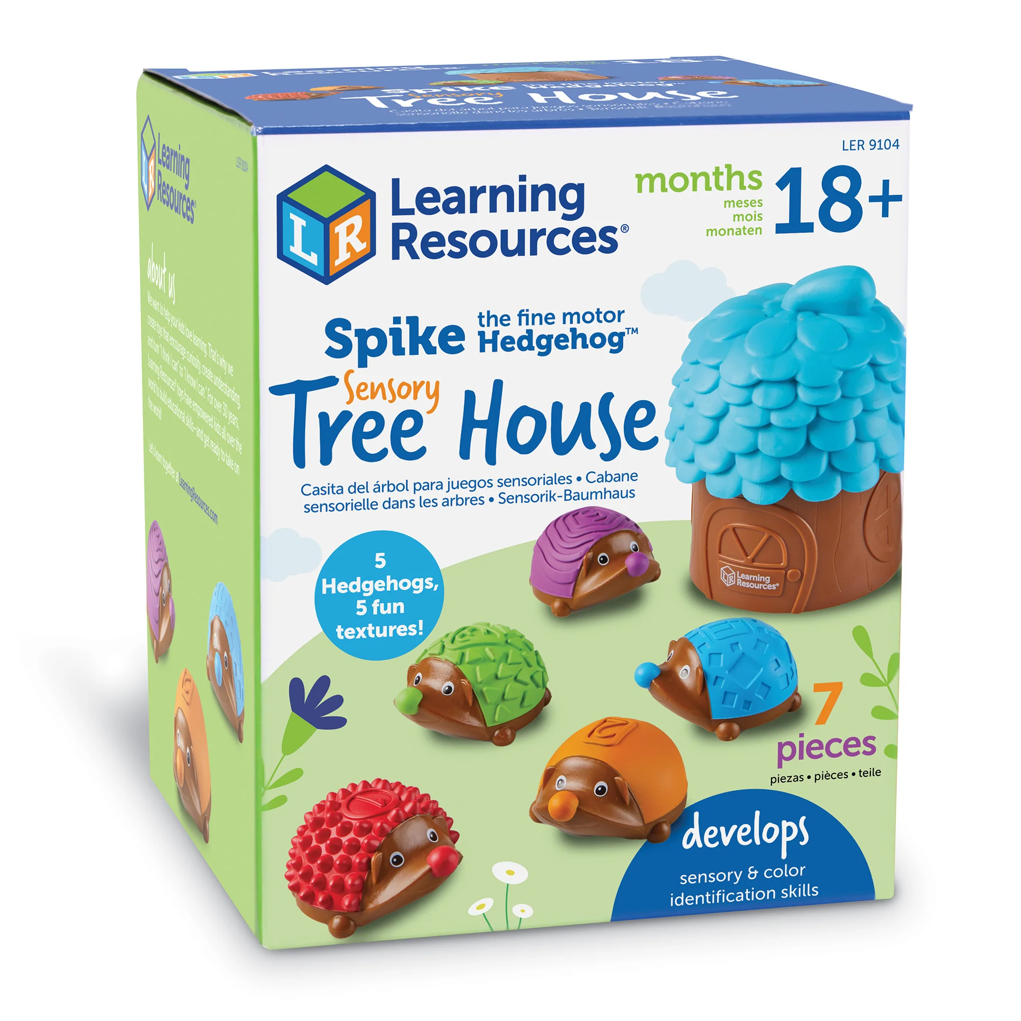 Learning Resources Spike the Fine Motor Hedgehog - Sensory Tree House - Image 2