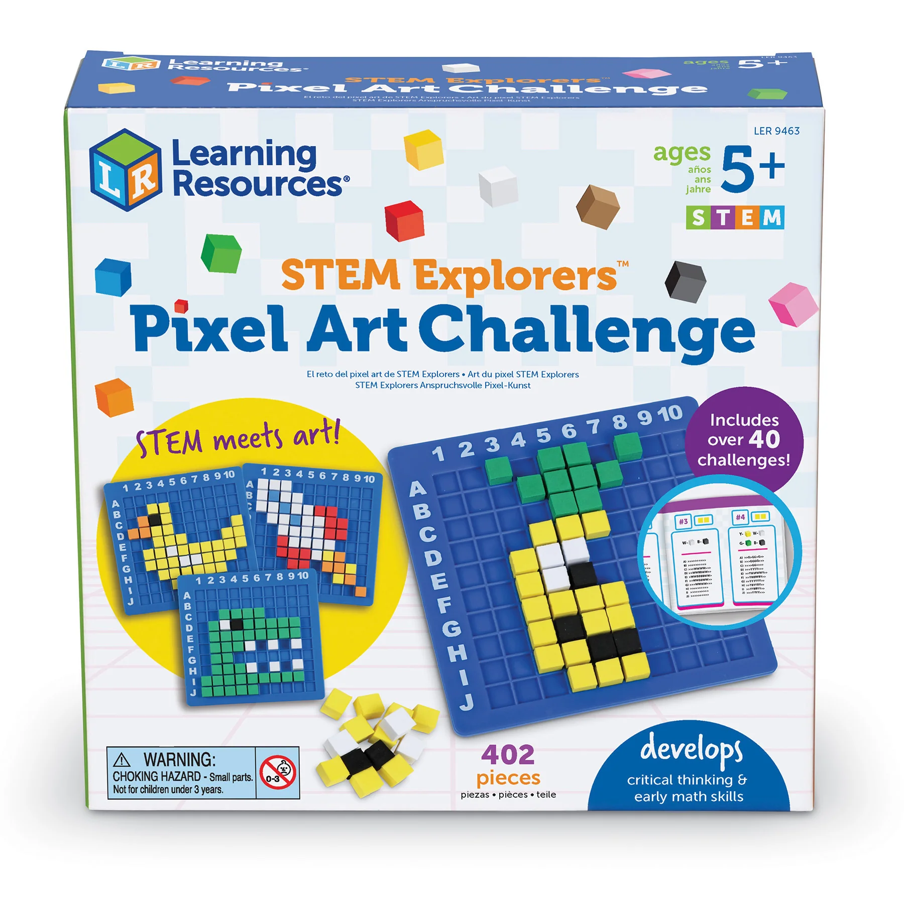 Learning Resources STEM Explorers Pixel Art Challenge - Interactive Educational Toy - Image 2