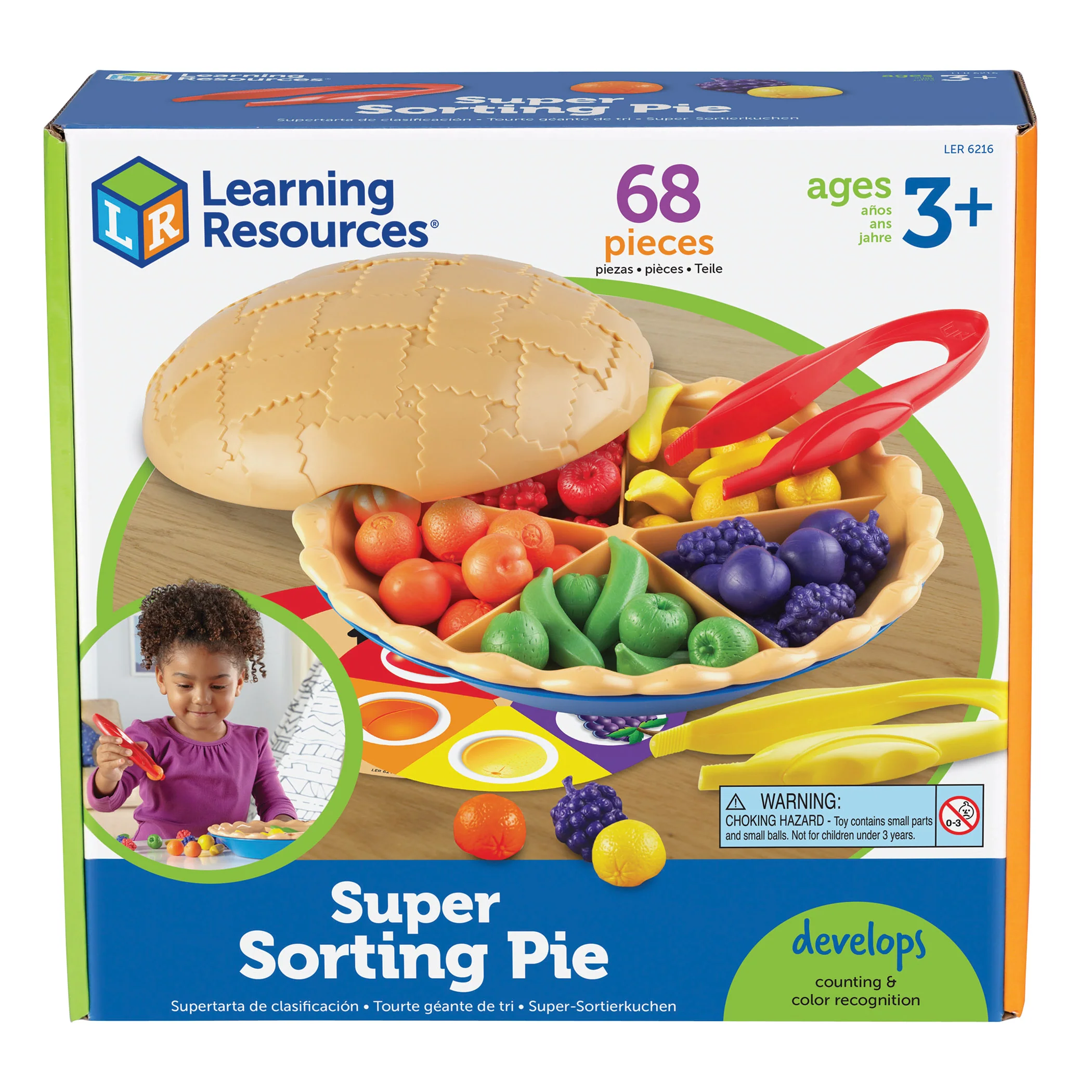 Learning Resources Super Sorting Pie - Educational Counting & Sorting Toy - Image 2