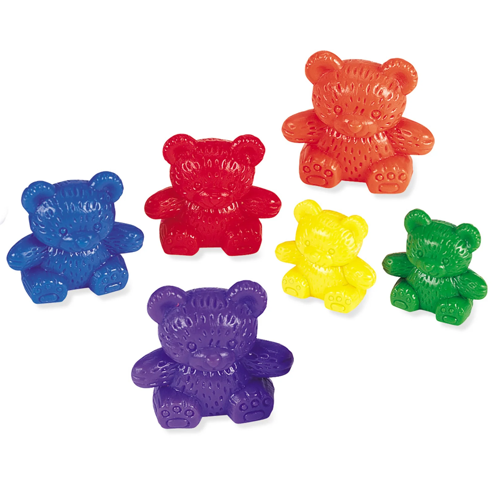 Learning Resources Three Bear Family Rainbow Counters - Colorful Educational Toy - Set of 96 - Image 2