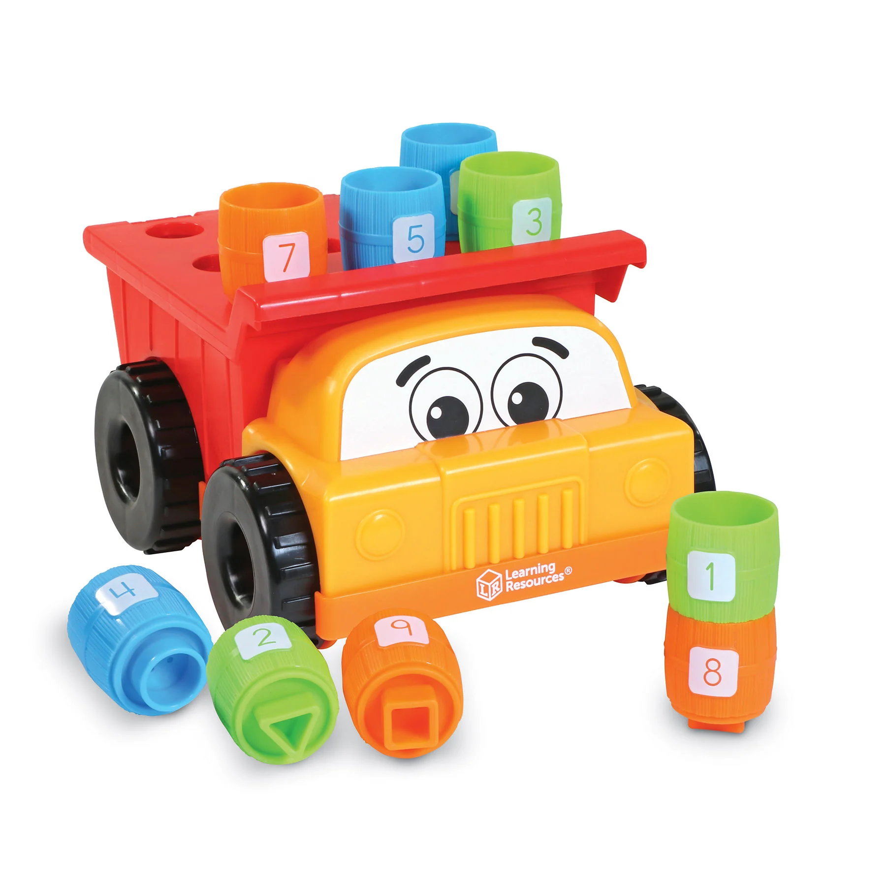 Learning Resources Tony the Peg Stacker Dump Truck - Colorful Educational Toy - Image 2