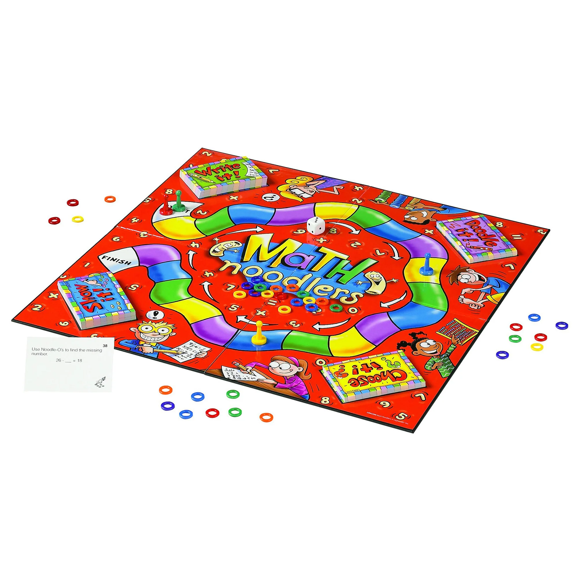 Learning Well Games Math Noodlers Game - Fun Math Challenges - Grades 2-3 - Image 2