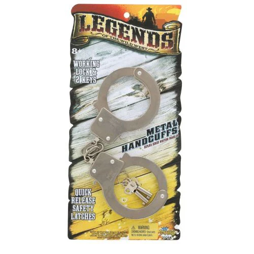 Legends Die Cast Handcuffs: A Gleaming Adventure Toy