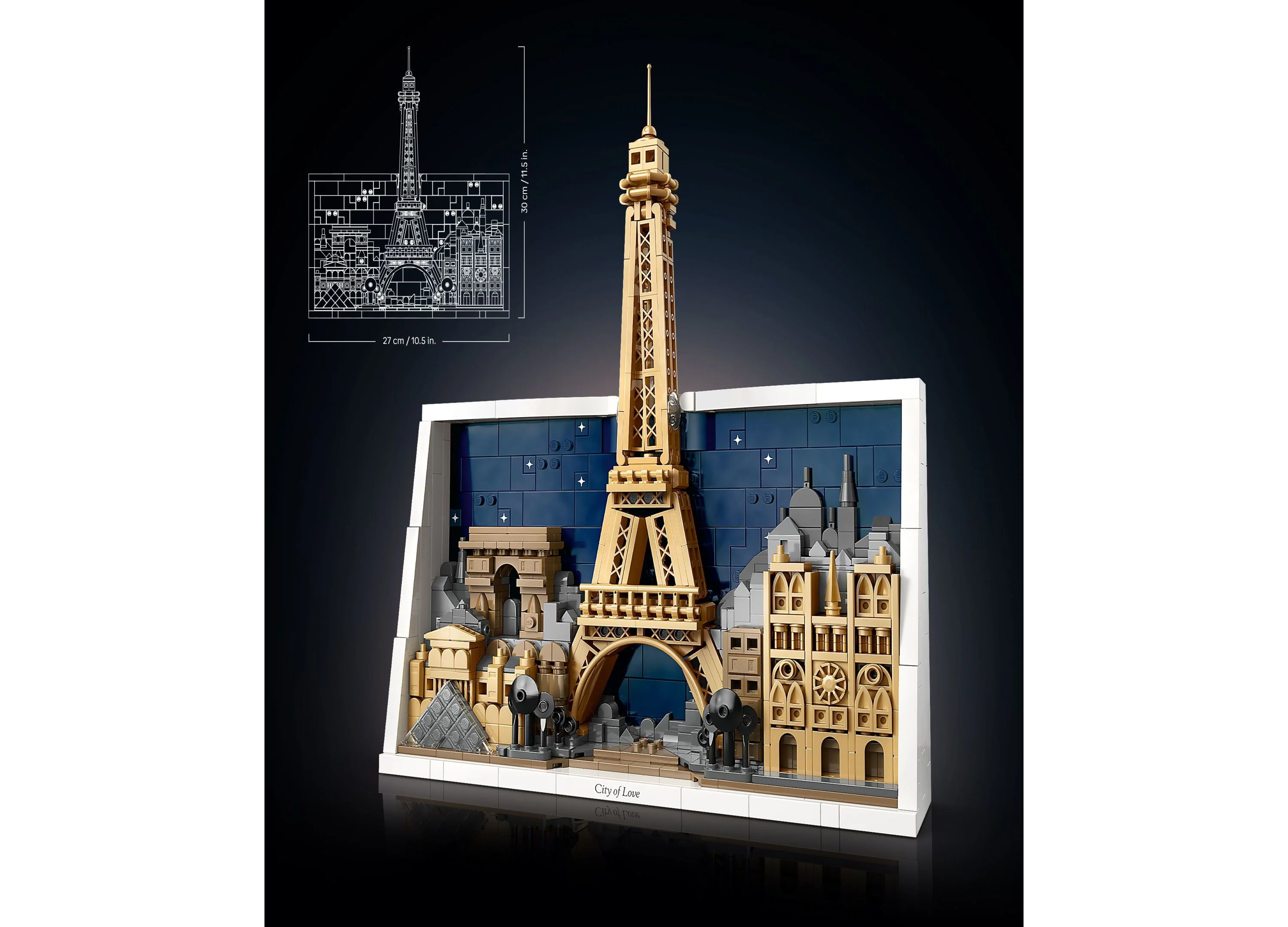 LEGO Architecture Paris - 958-Piece City of Love Building Set 21064 - Image 3