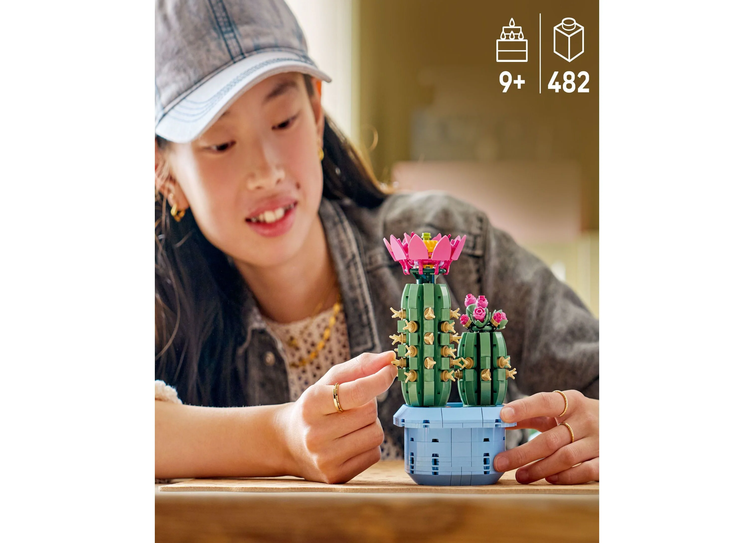 LEGO Botanicals Flowering Cactus Building Set, 482 Pieces - Image 5