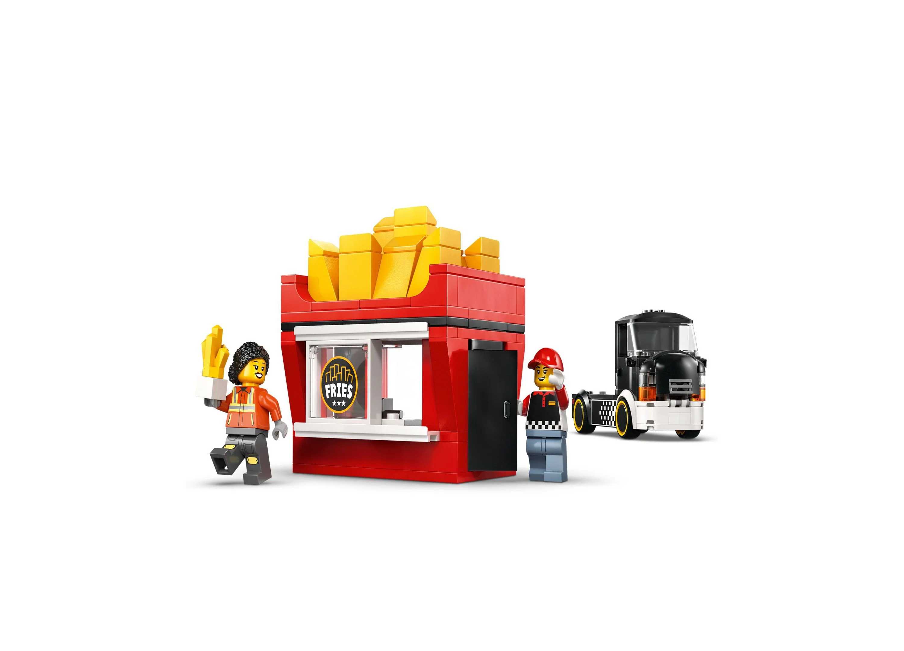 LEGO City Fries Food Truck Building Set - 216 Pieces - Image 5