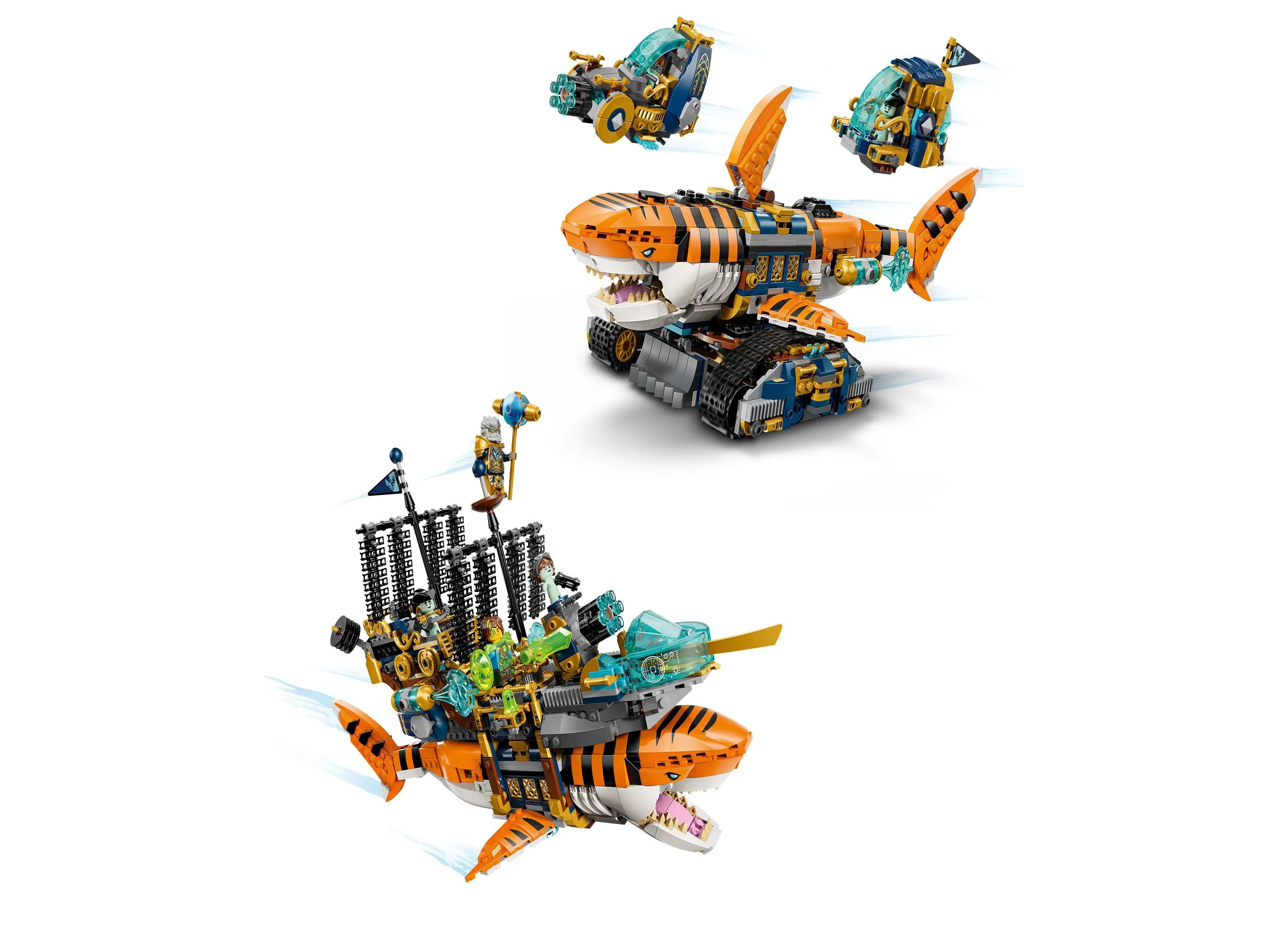 LEGO DREAMZzz Tiger Shark Tank Interchangeable Building Set 1548 Pieces - Image 4