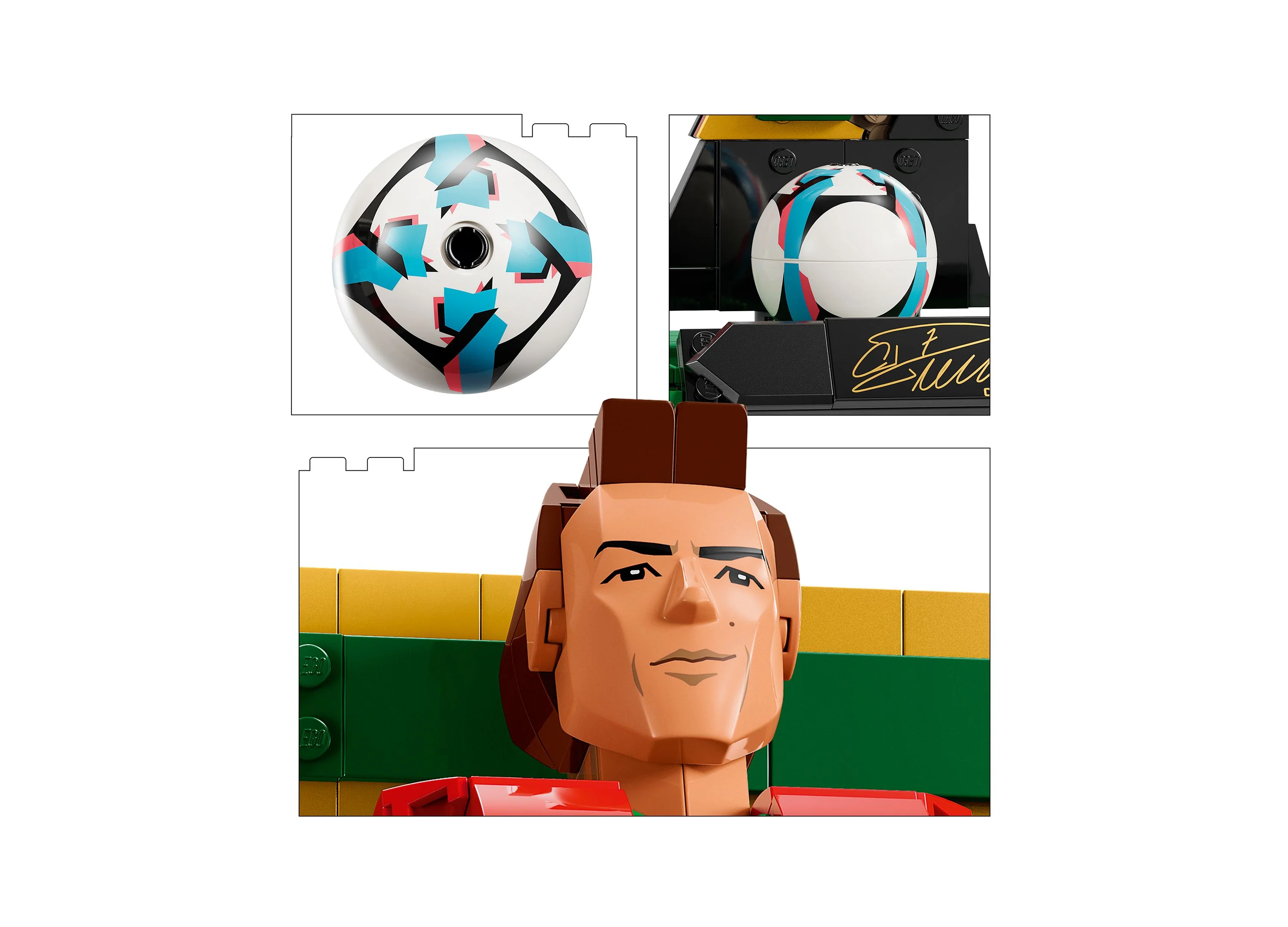 LEGO Editions Cristiano Ronaldo Soccer Legend Building Set, 854 Pieces - Image 7
