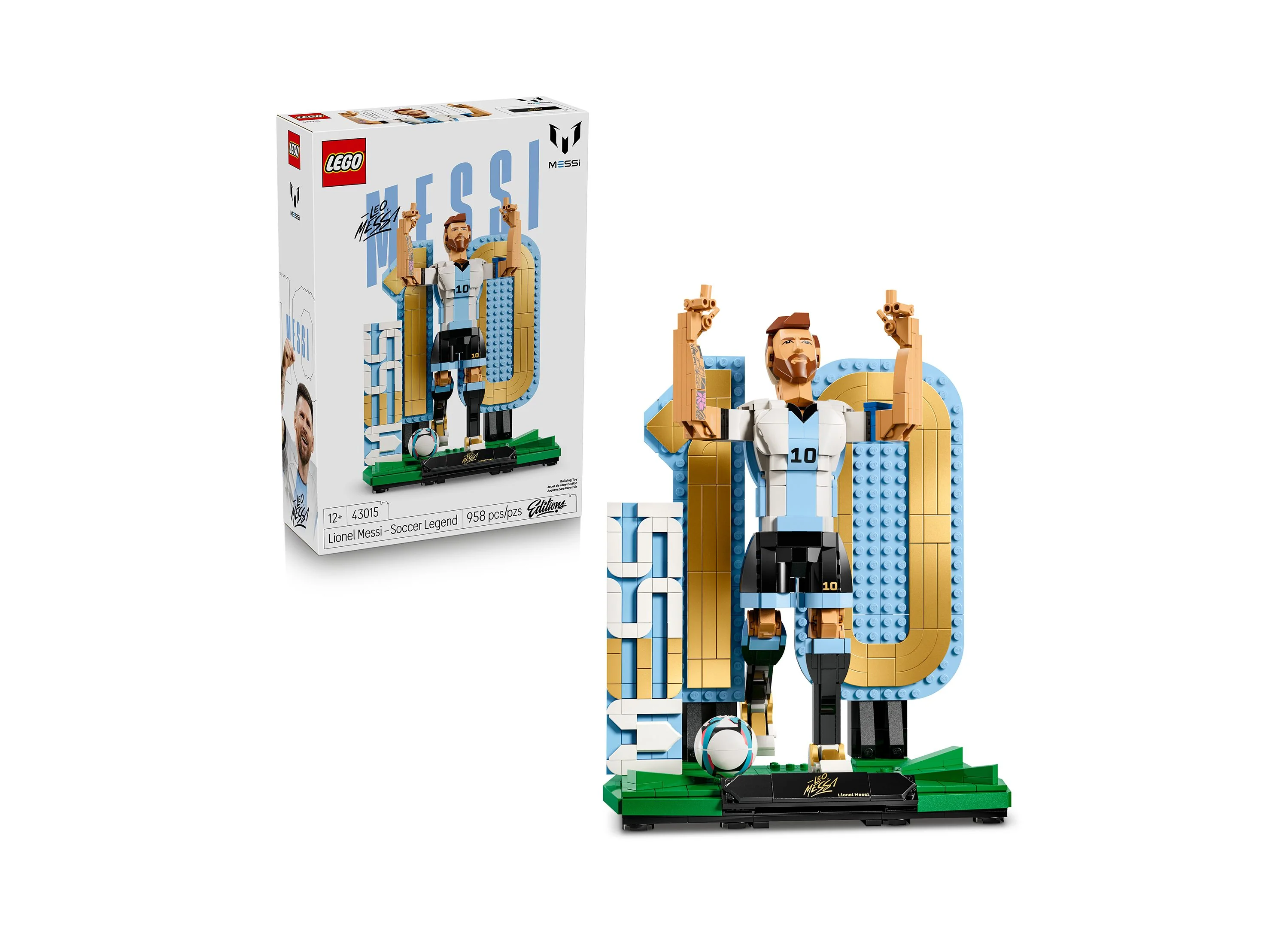 LEGO Editions Lionel Messi Soccer Legend Building Set - 958 Pieces