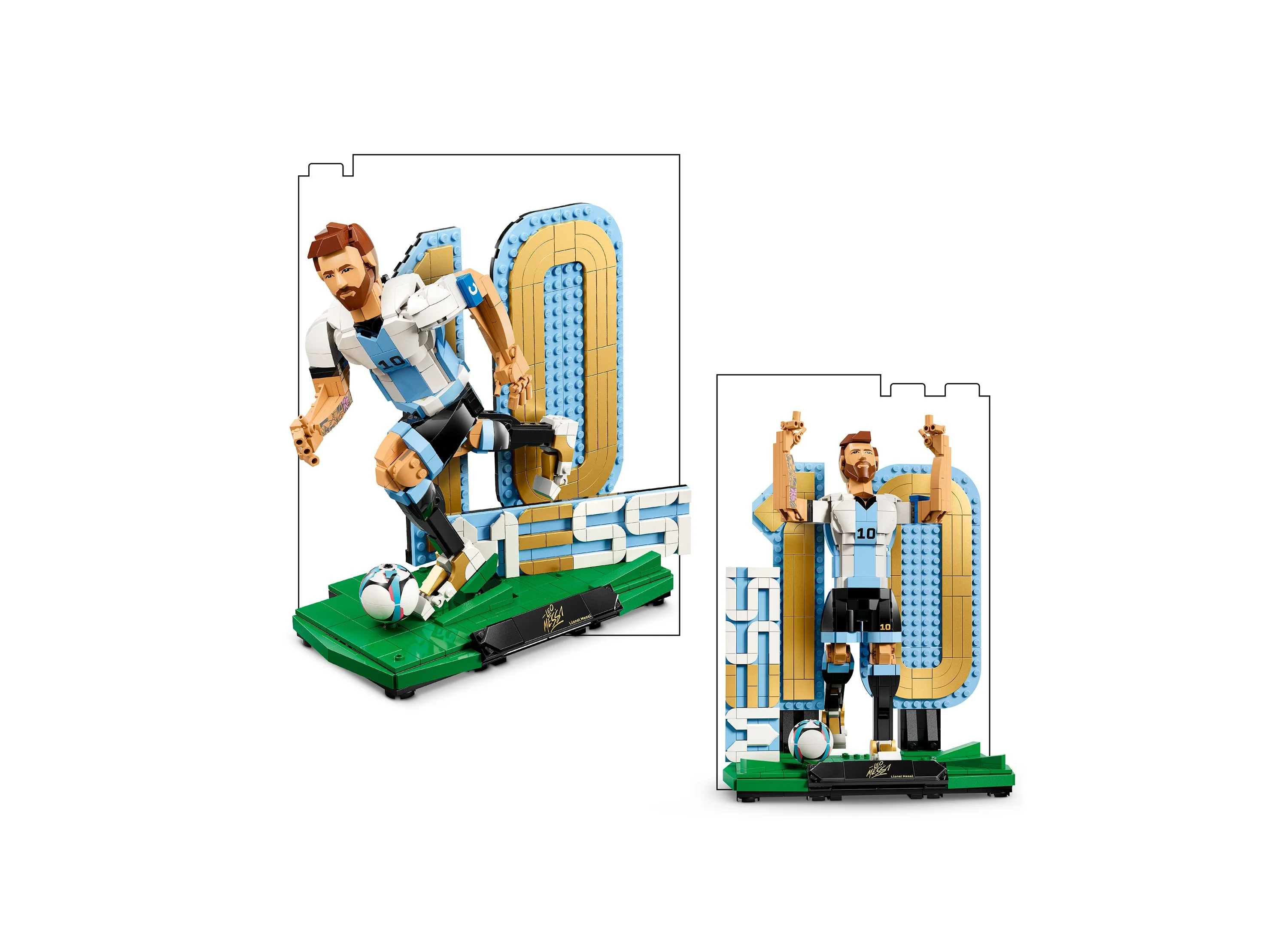 LEGO Editions Lionel Messi Soccer Legend Building Set - 958 Pieces - Image 4