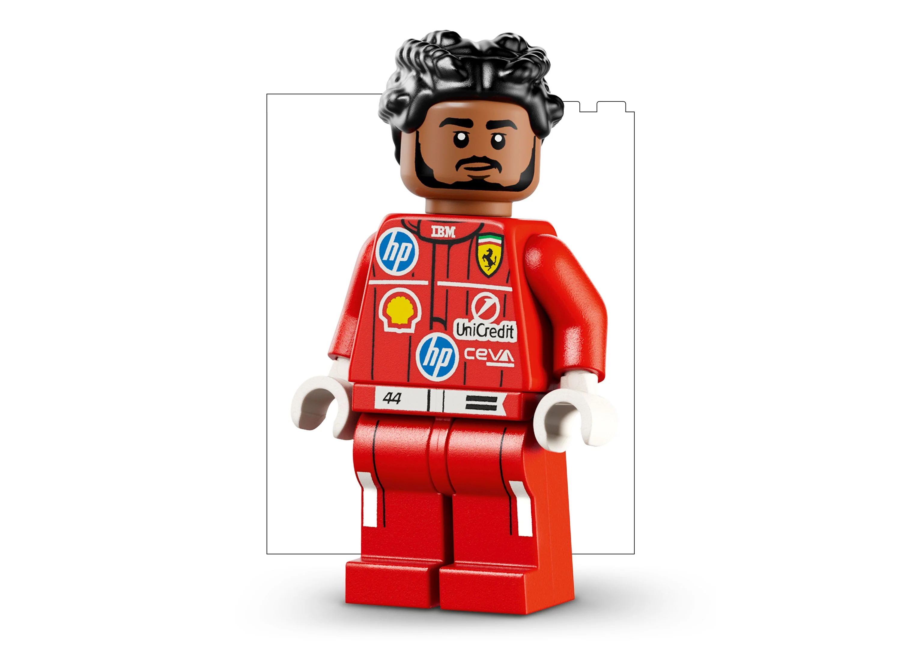 LEGO Editions Scuderia Ferrari HP Lewis Hamilton Helmet Building Set - 884 Pieces - Image 3