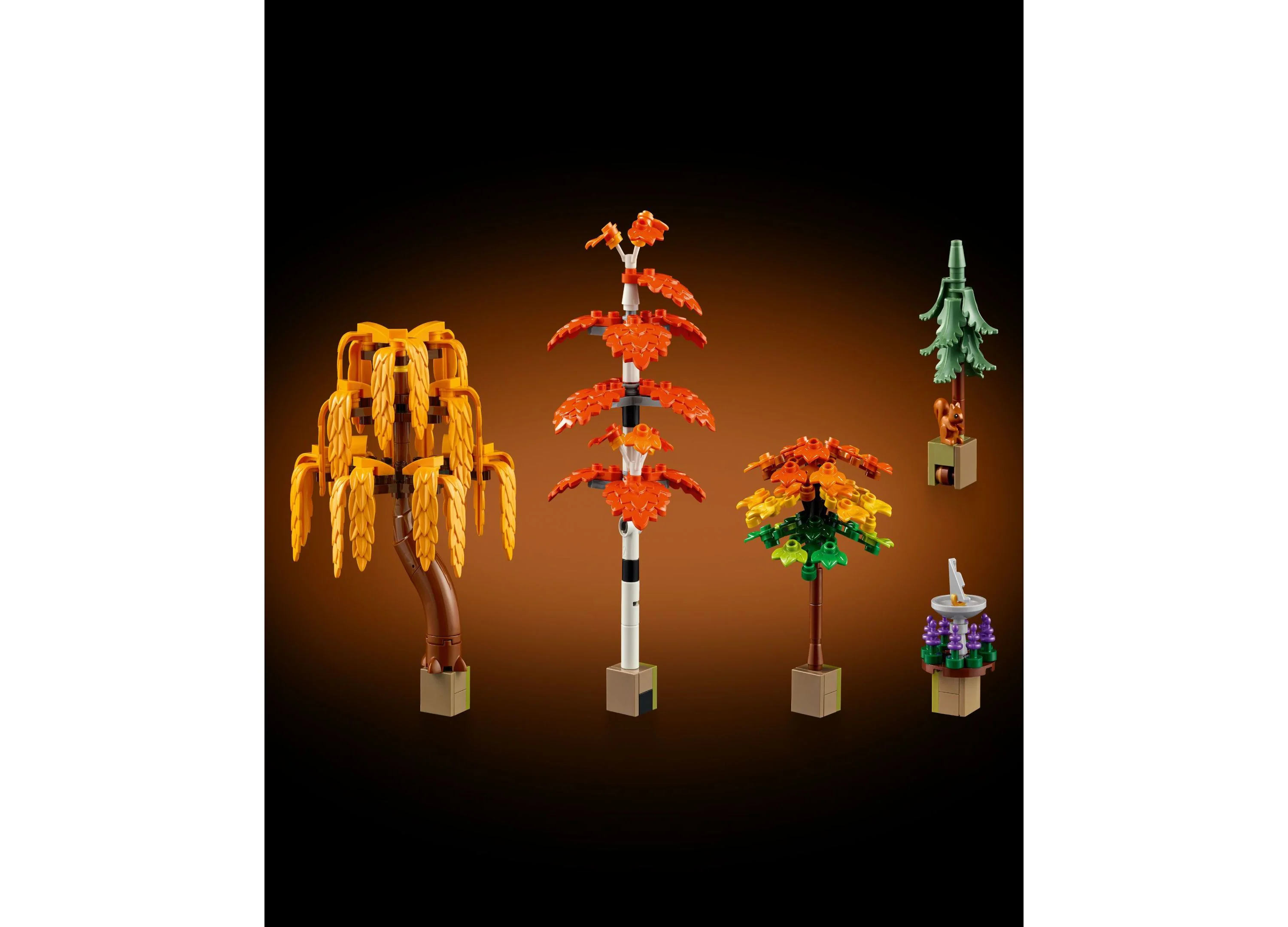 LEGO Icons Autumn Cottage Garden Building Set 11372 - 1102 Pieces - Image 7