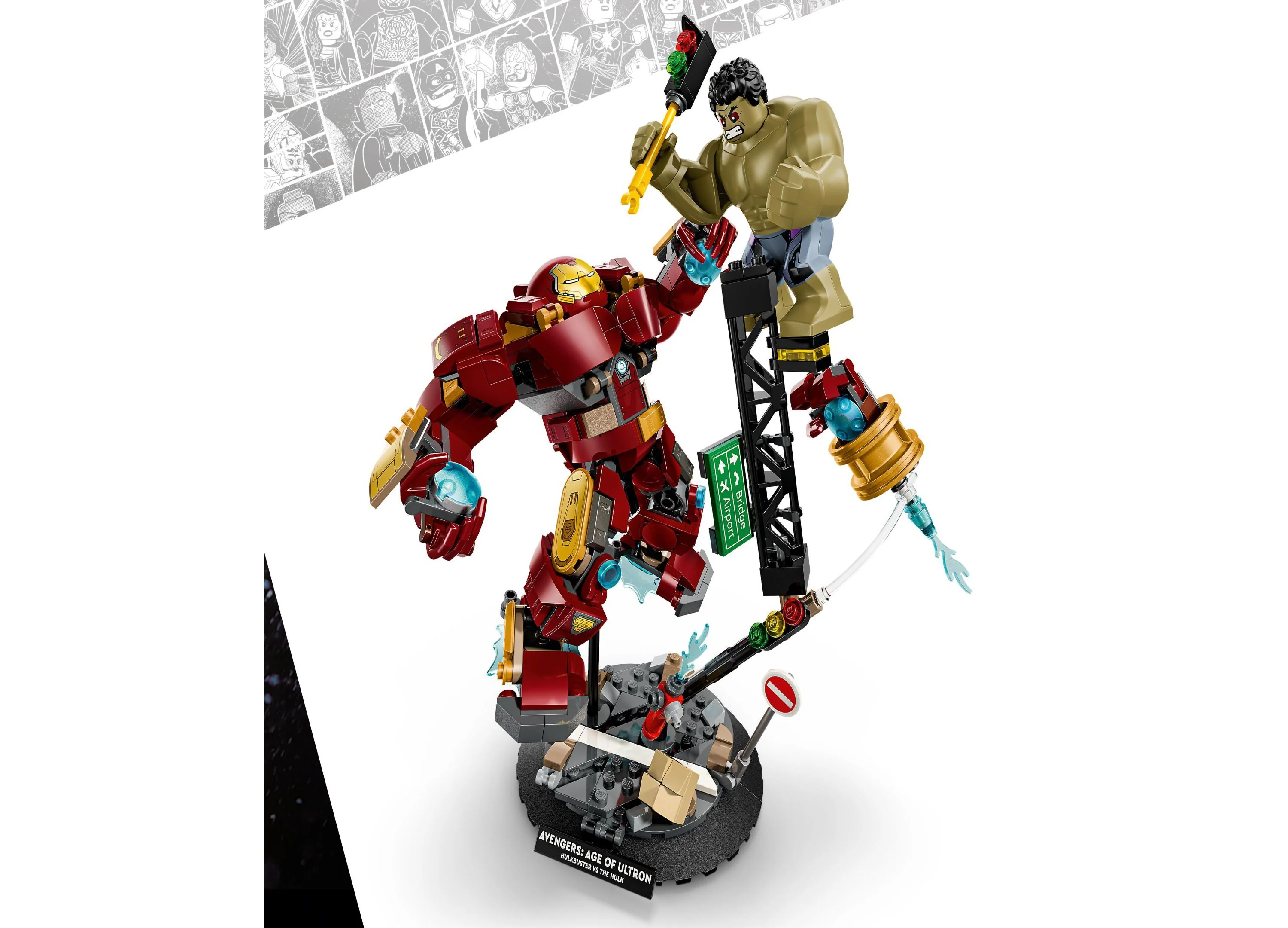 LEGO Marvel Epic Battle: Hulkbuster vs. The Hulk Set 76343 - 413 Pieces - Image 3
