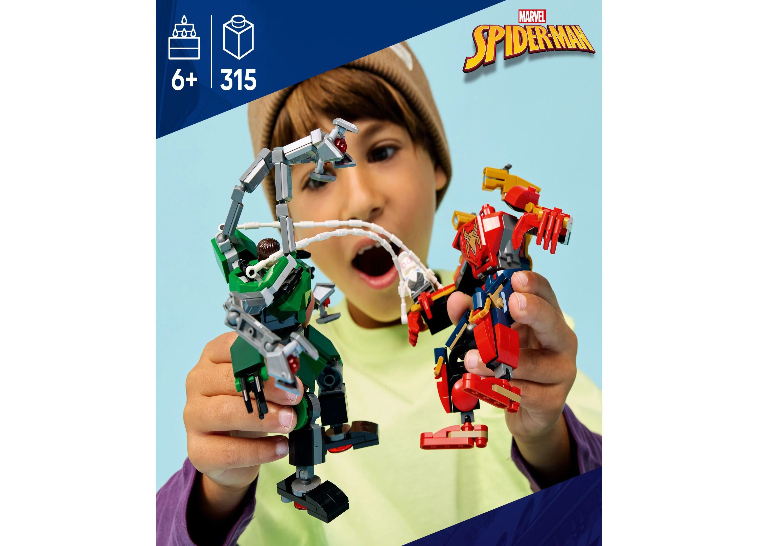 LEGO Marvel Spider-Man vs. Doc Ock Mech Battle Set 76338 - 315 Pieces - Image 6