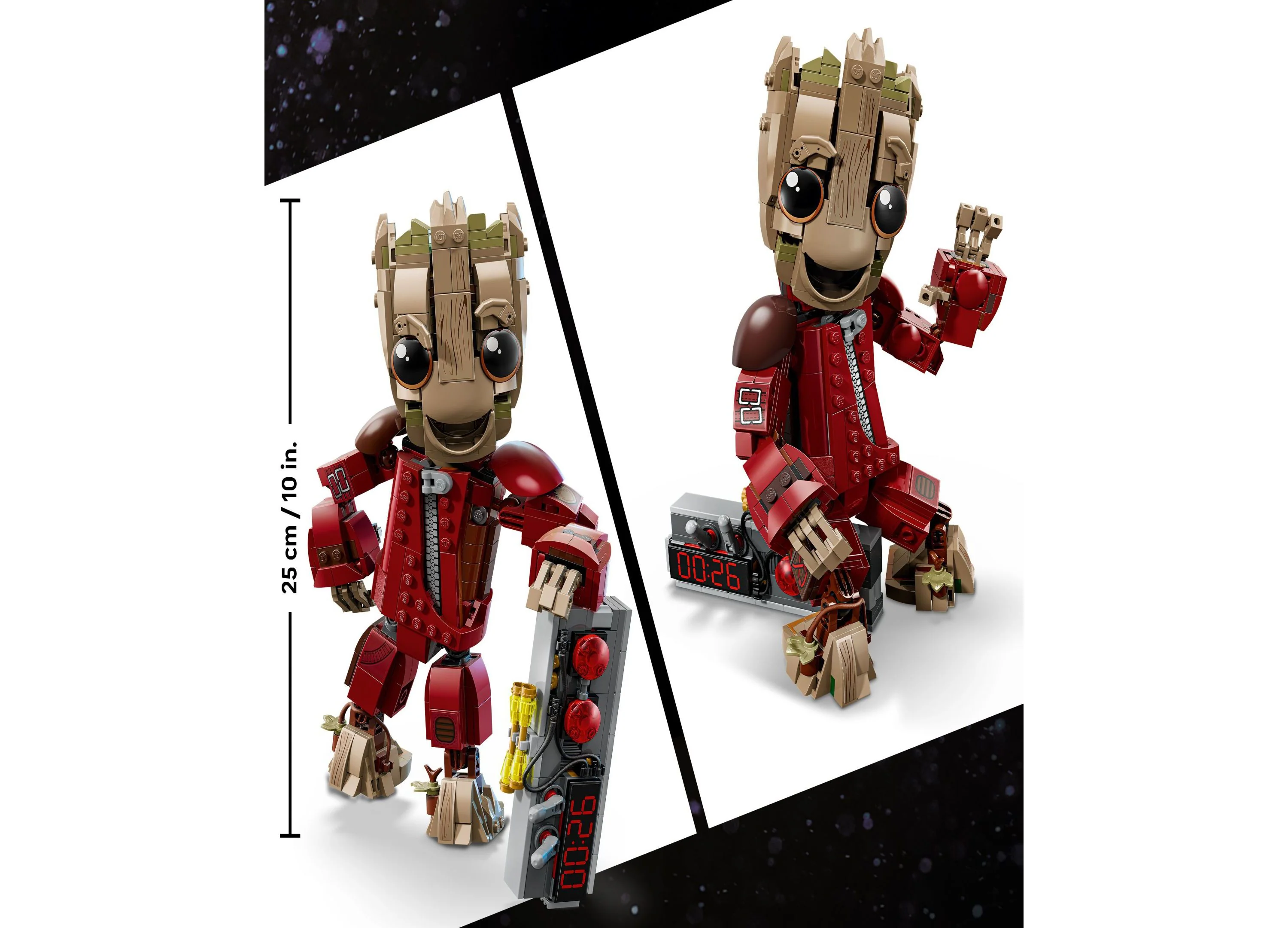 LEGO Marvel Ravager Jumpsuit Groot Kids Building Set - 604 Pieces - Image 5