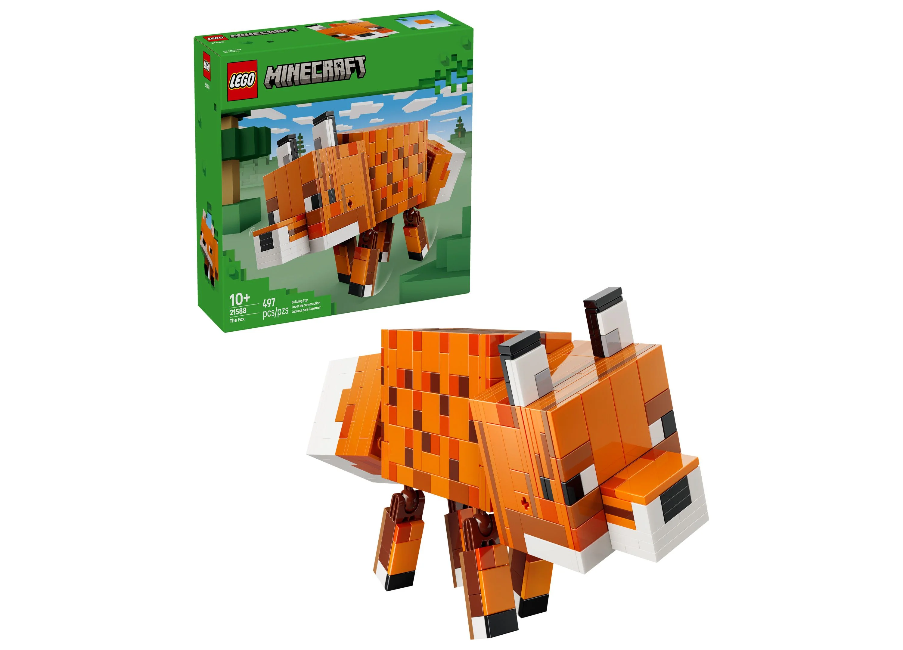 LEGO® Minecraft The Fox Lodge Adventure Set, 497 Pieces