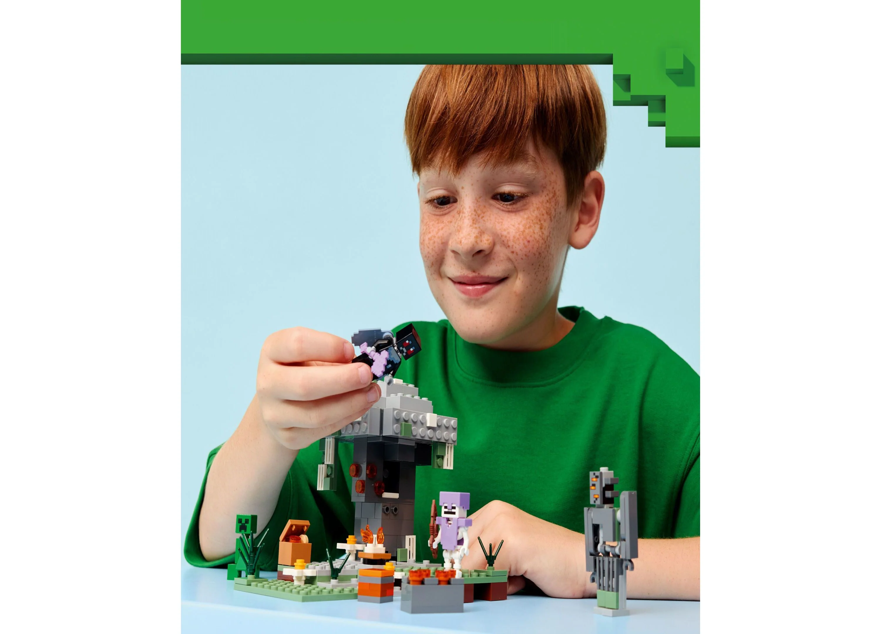 LEGO Minecraft The Pale Garden Building Toy Set, 243 Pieces - Image 2