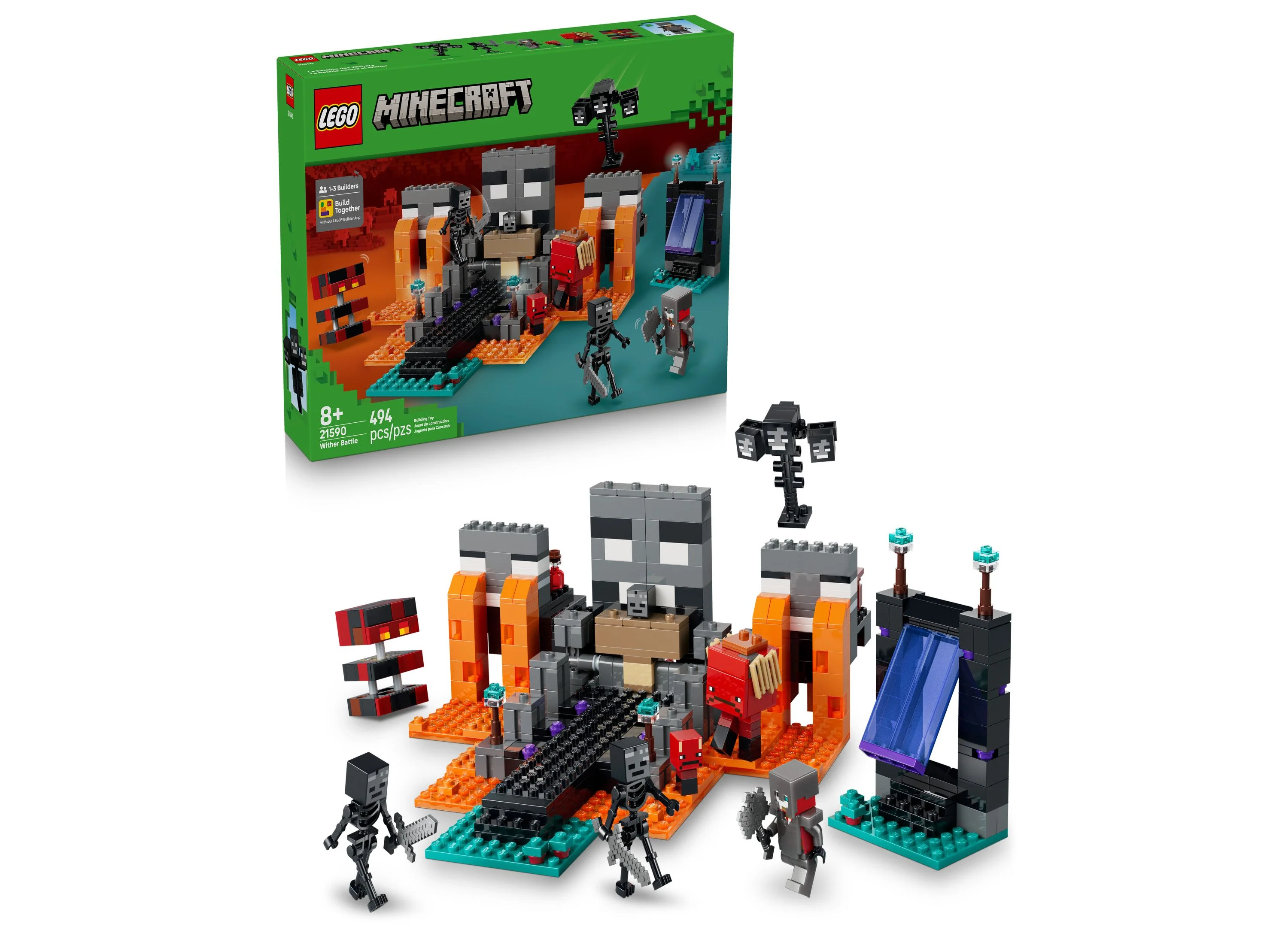 LEGO Minecraft Wither Battle Adventure Set 21590 - 494 Pieces