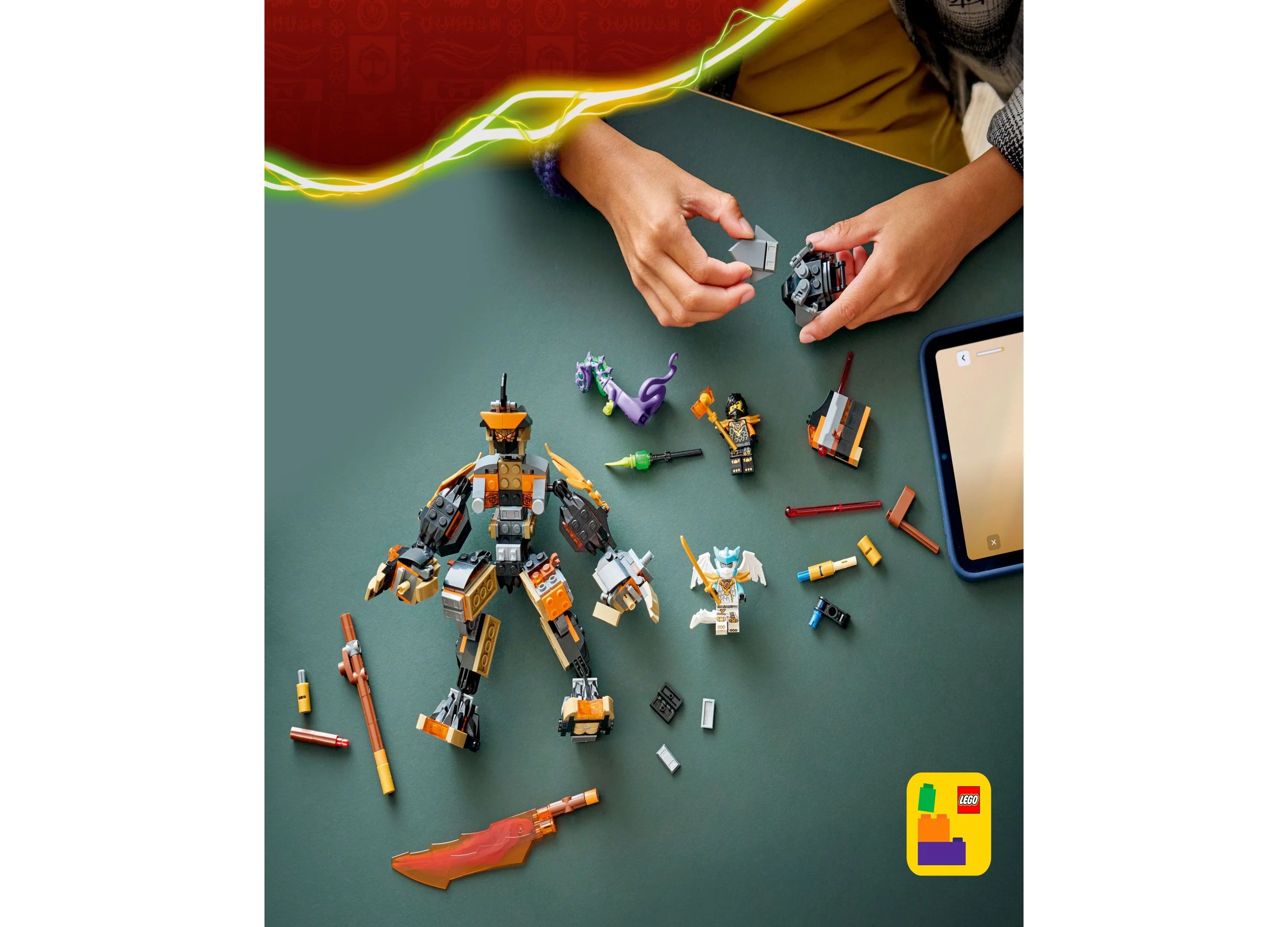 LEGO NINJAGO Cole's Dragon Mech Building Set 364 Pieces - 71854 - Image 3