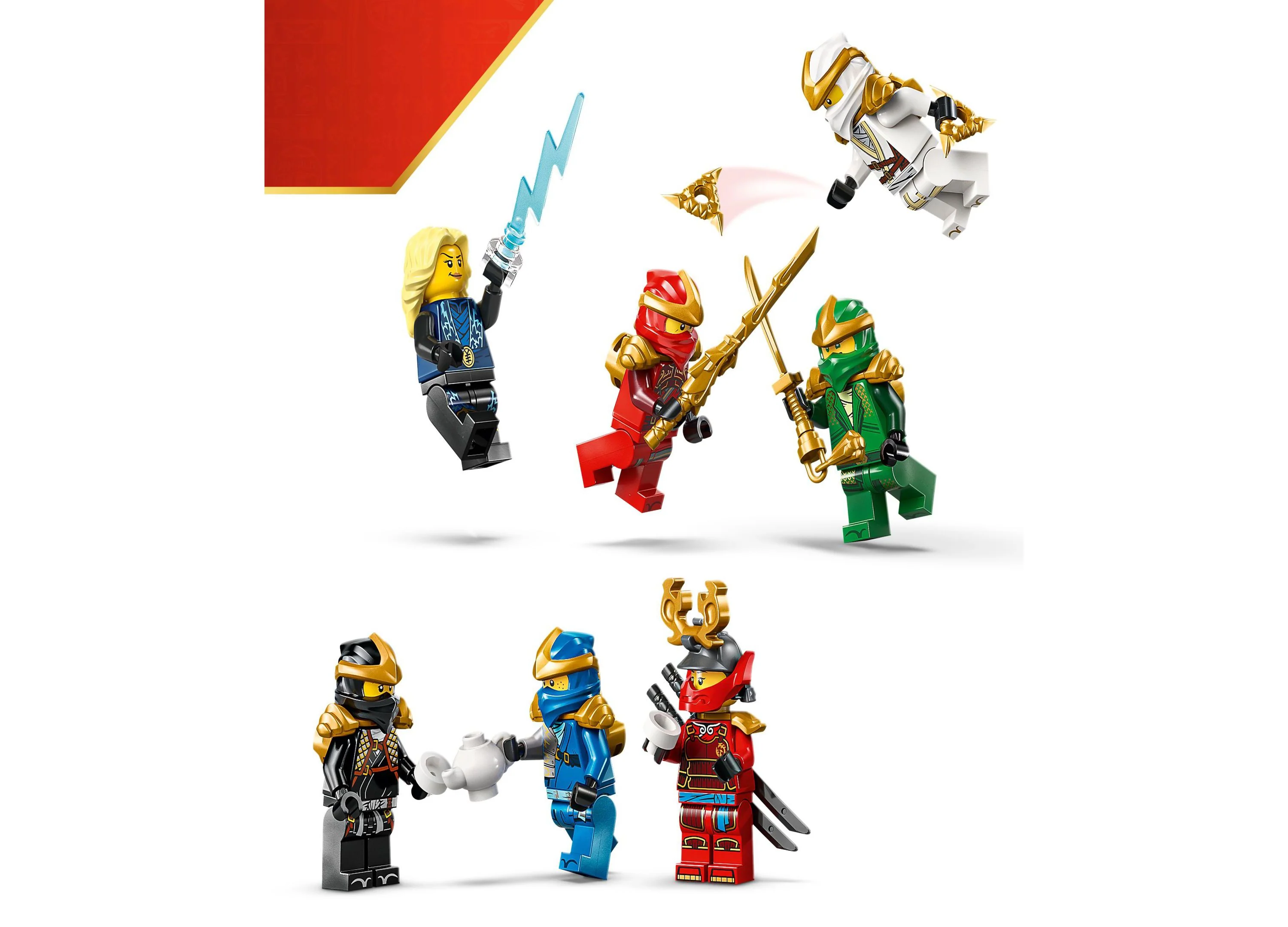 LEGO NINJAGO Ninja Character Display 15th Anniversary Building Set - 447 Pieces - Image 4