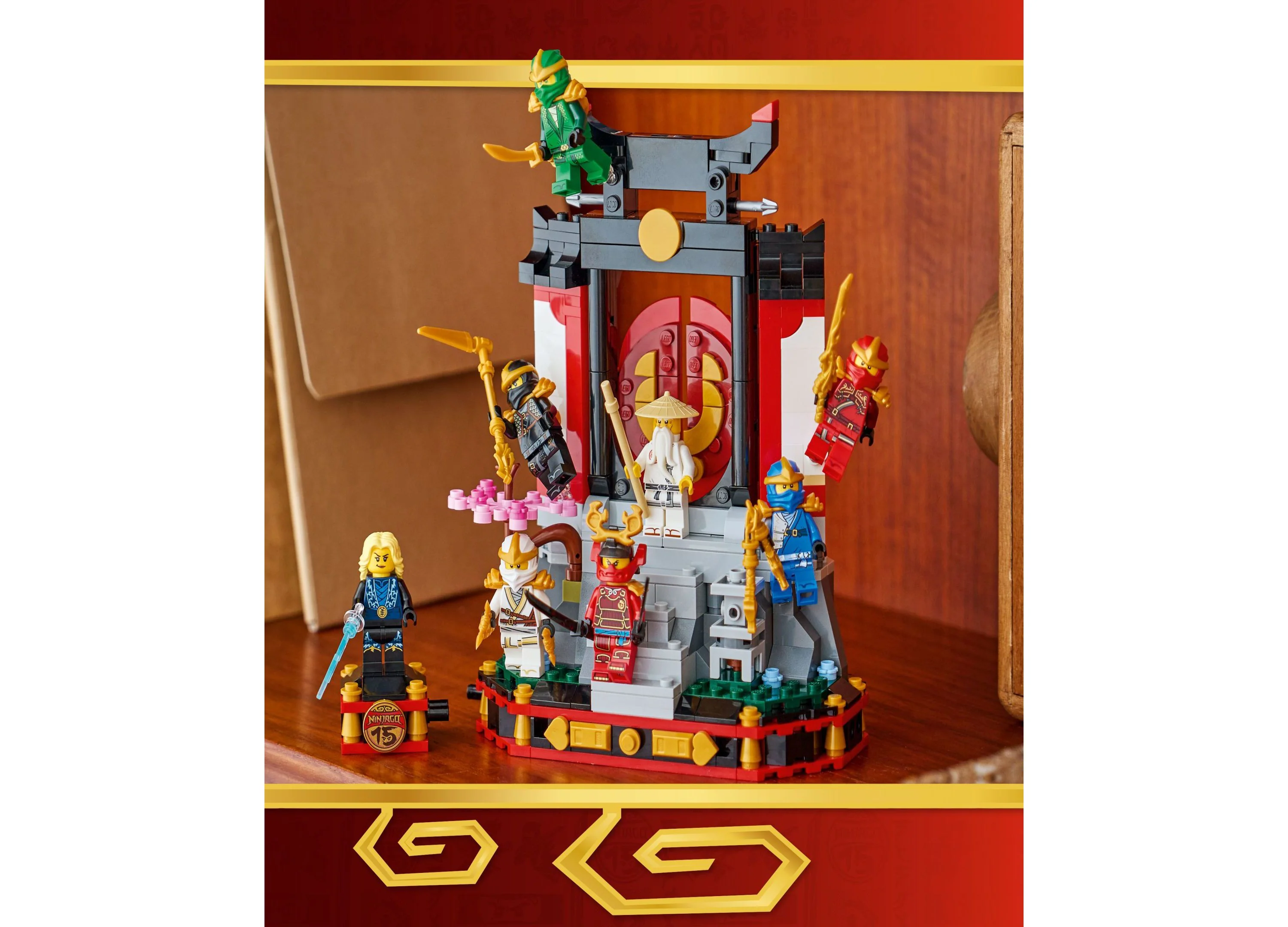 LEGO NINJAGO Ninja Character Display 15th Anniversary Building Set - 447 Pieces - Image 5