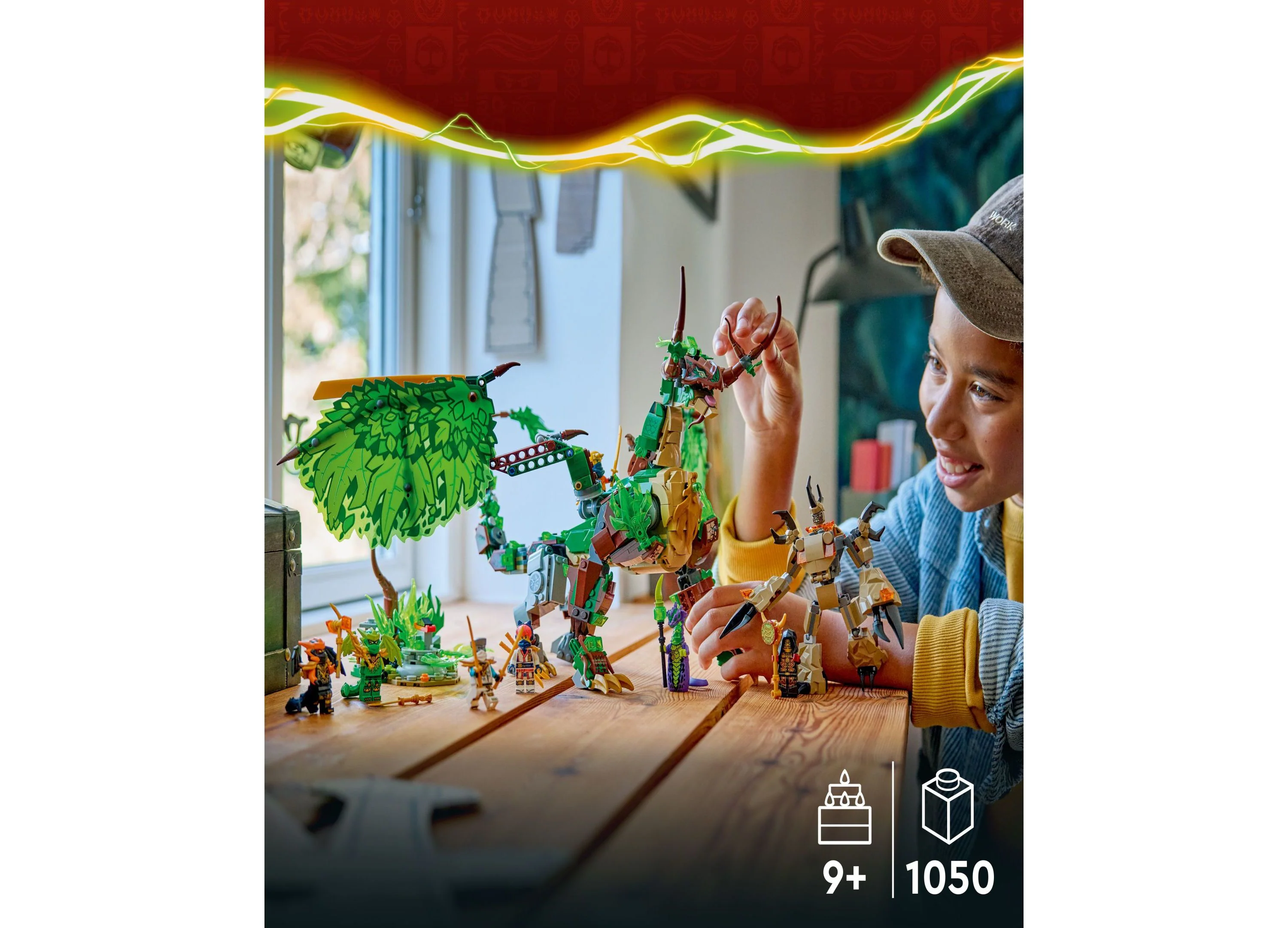 LEGO NINJAGO The Dragon of Life Building Set 71859 - 1050 Pieces - Image 2