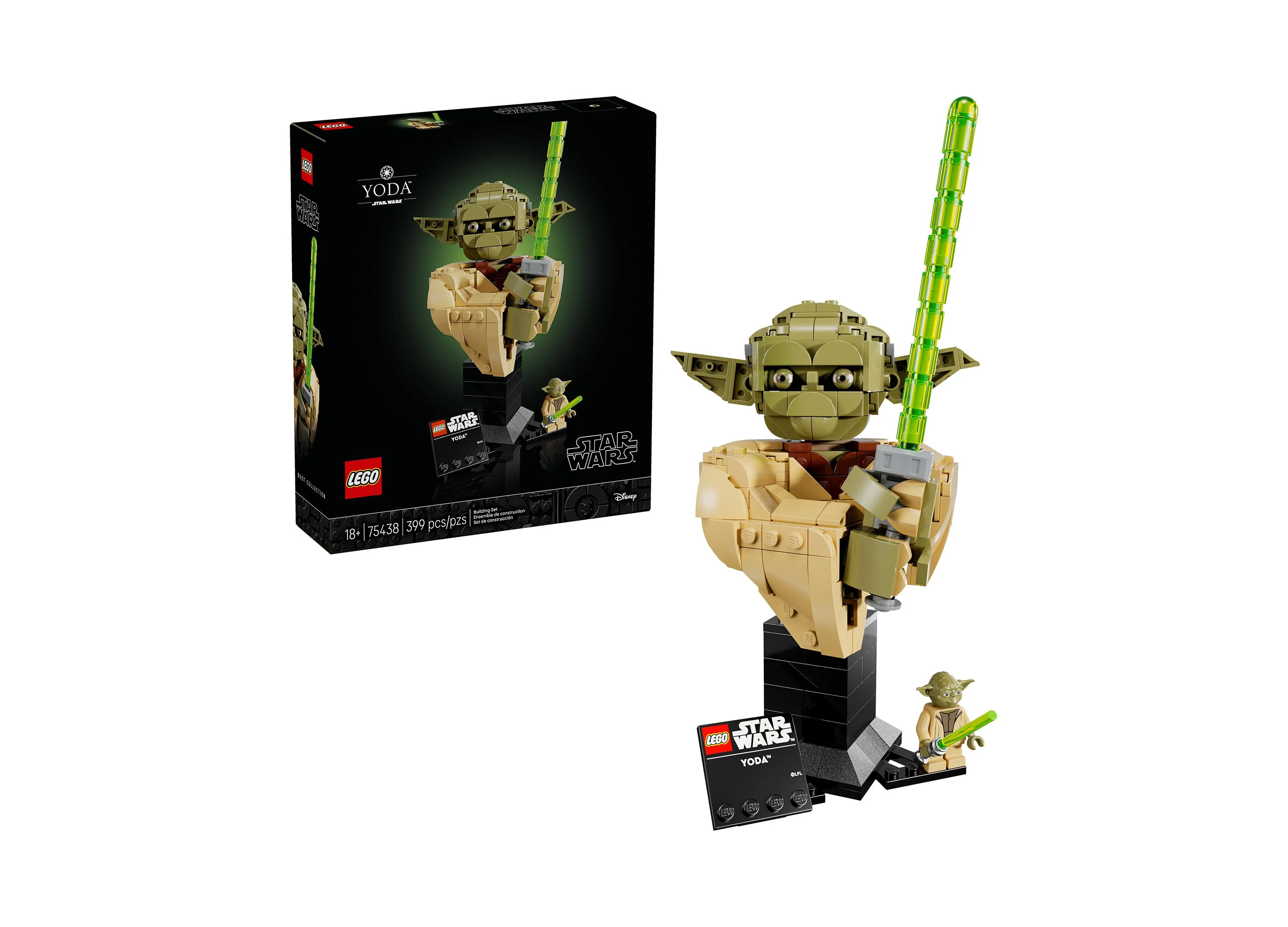 LEGO Star Wars Yoda Bust Building Set - 399 Pieces
