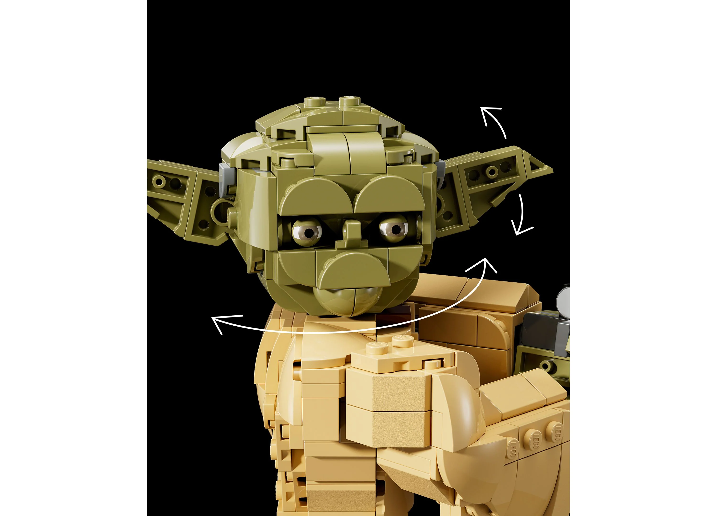 LEGO Star Wars Yoda Bust Building Set - 399 Pieces - Image 2