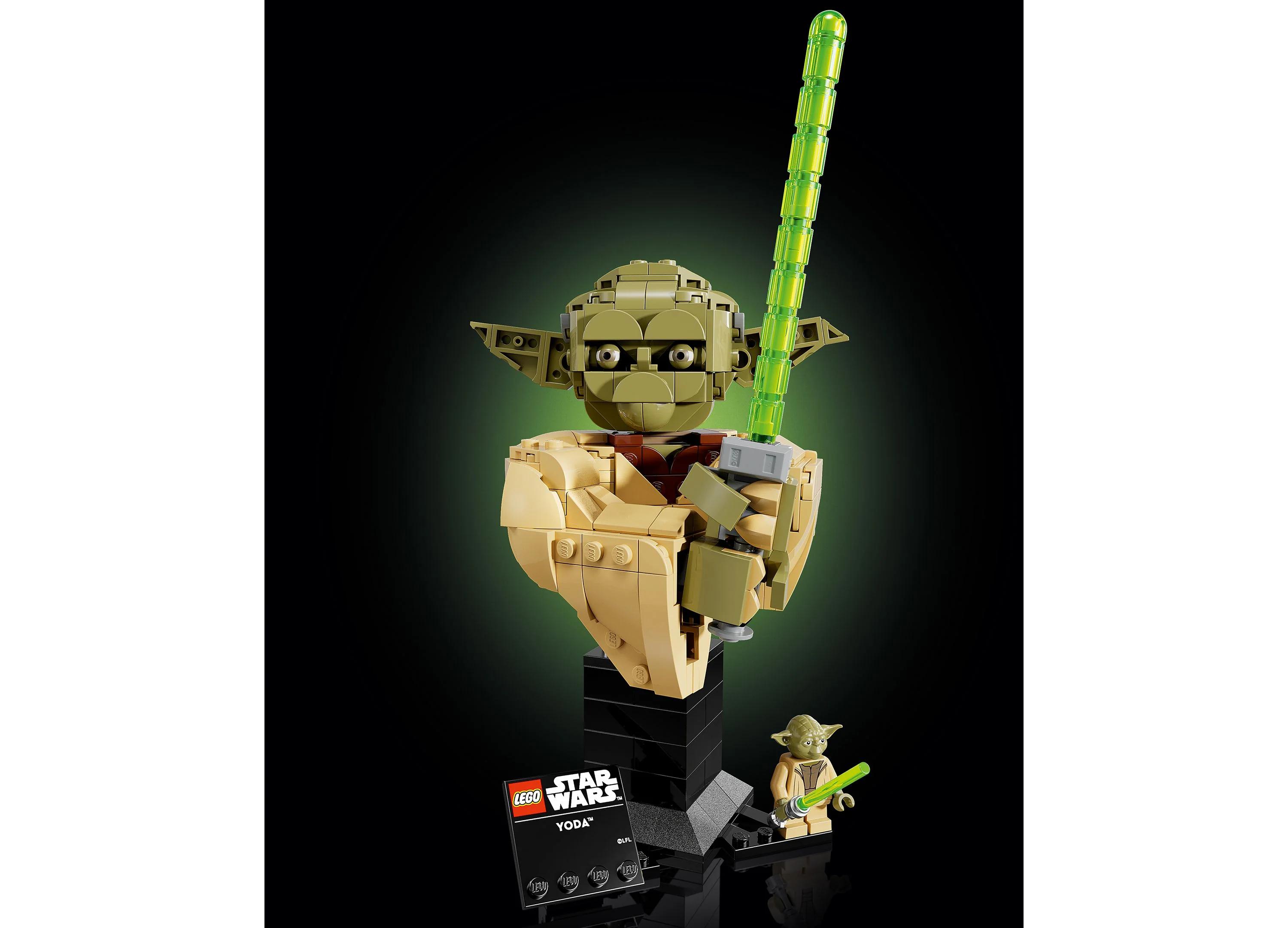 LEGO Star Wars Yoda Bust Building Set - 399 Pieces - Image 5