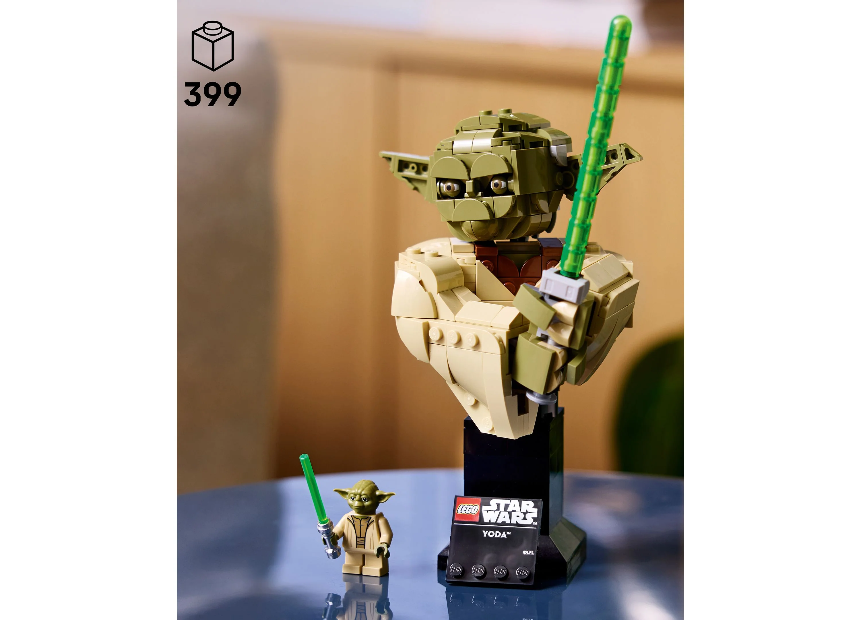 LEGO Star Wars Yoda Bust Building Set - 399 Pieces - Image 6