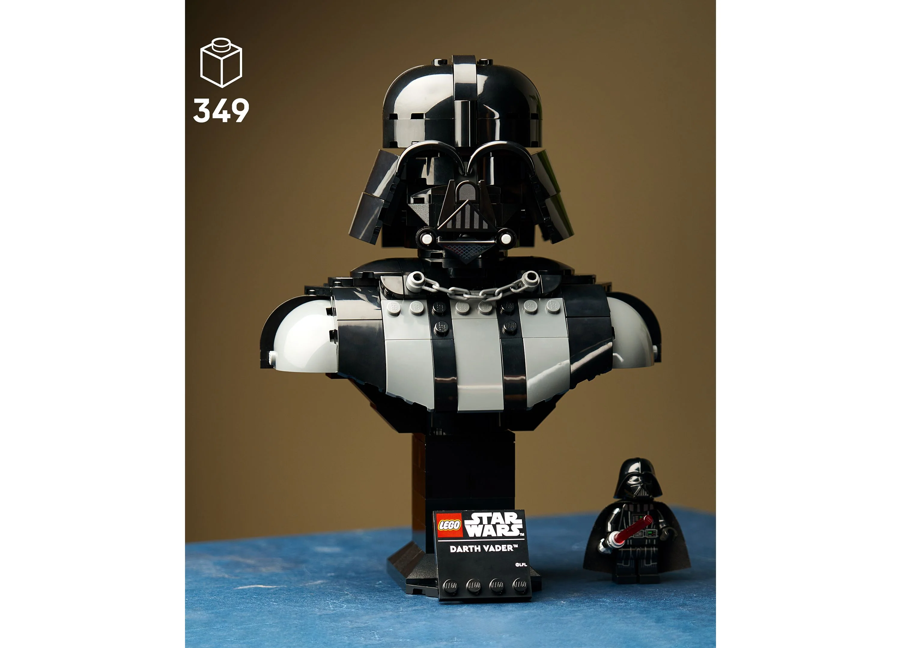 LEGO Star Wars Darth Vader Bust Building Set, 349 Pieces - Image 2