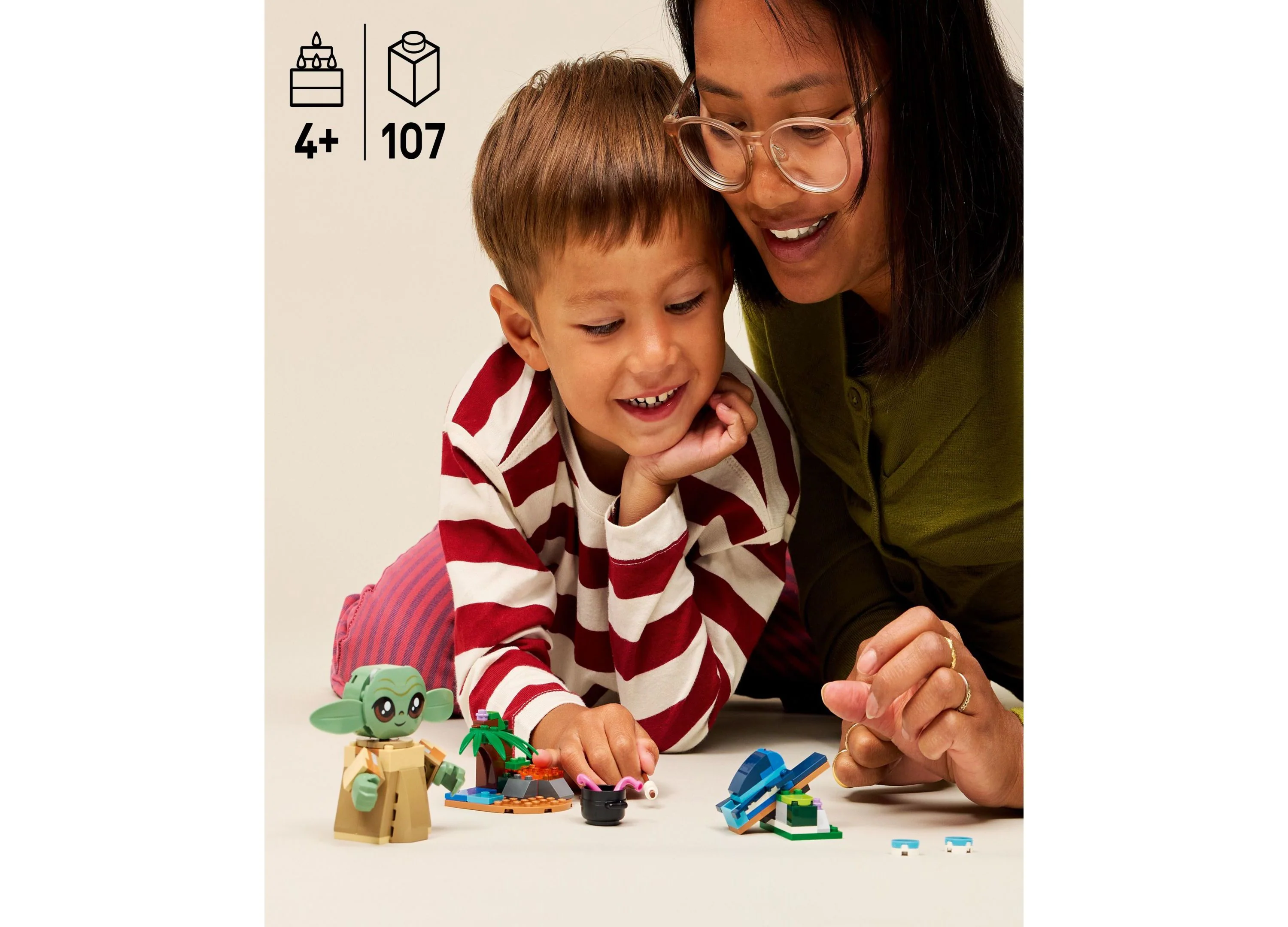 LEGO Star Wars Grogu's Homestead Building Set, 107 Pieces - Image 6