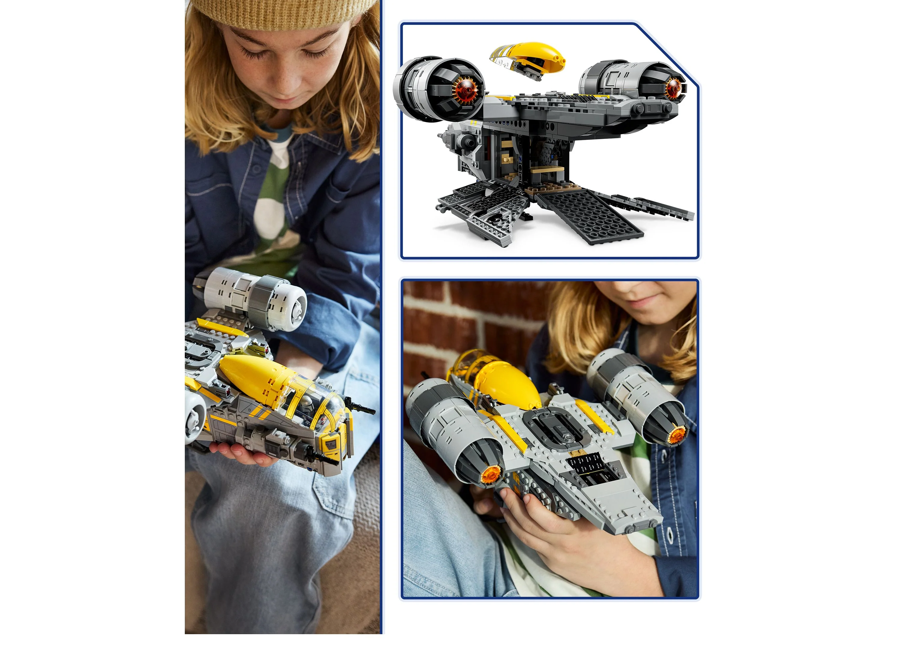 LEGO Star Wars The Razor Crest Building Set, 930 Pieces - Image 3