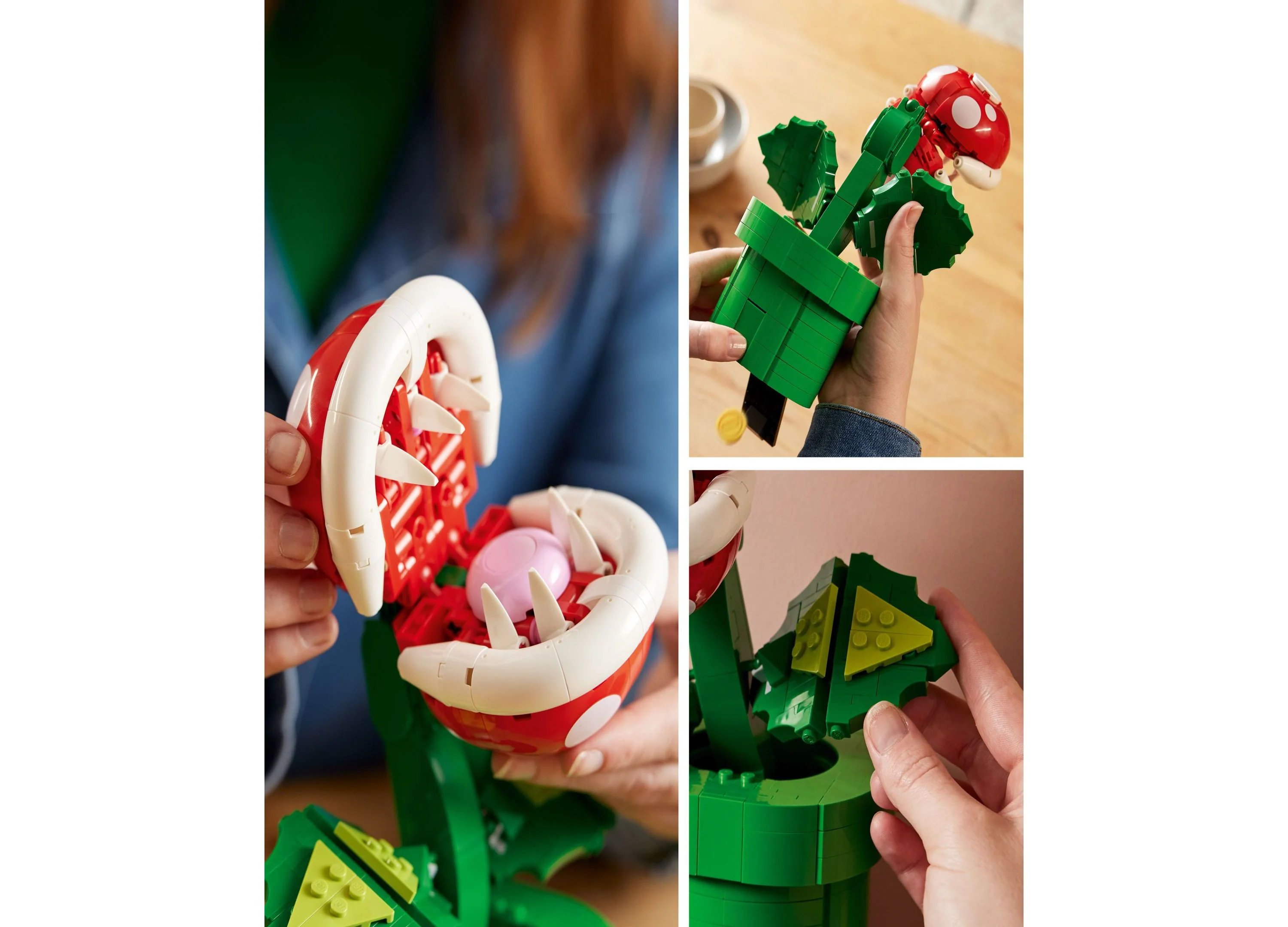 LEGO Super Mario Piranha Plant Centerpiece Building Set, 540 Pieces - 71426 - Image 2
