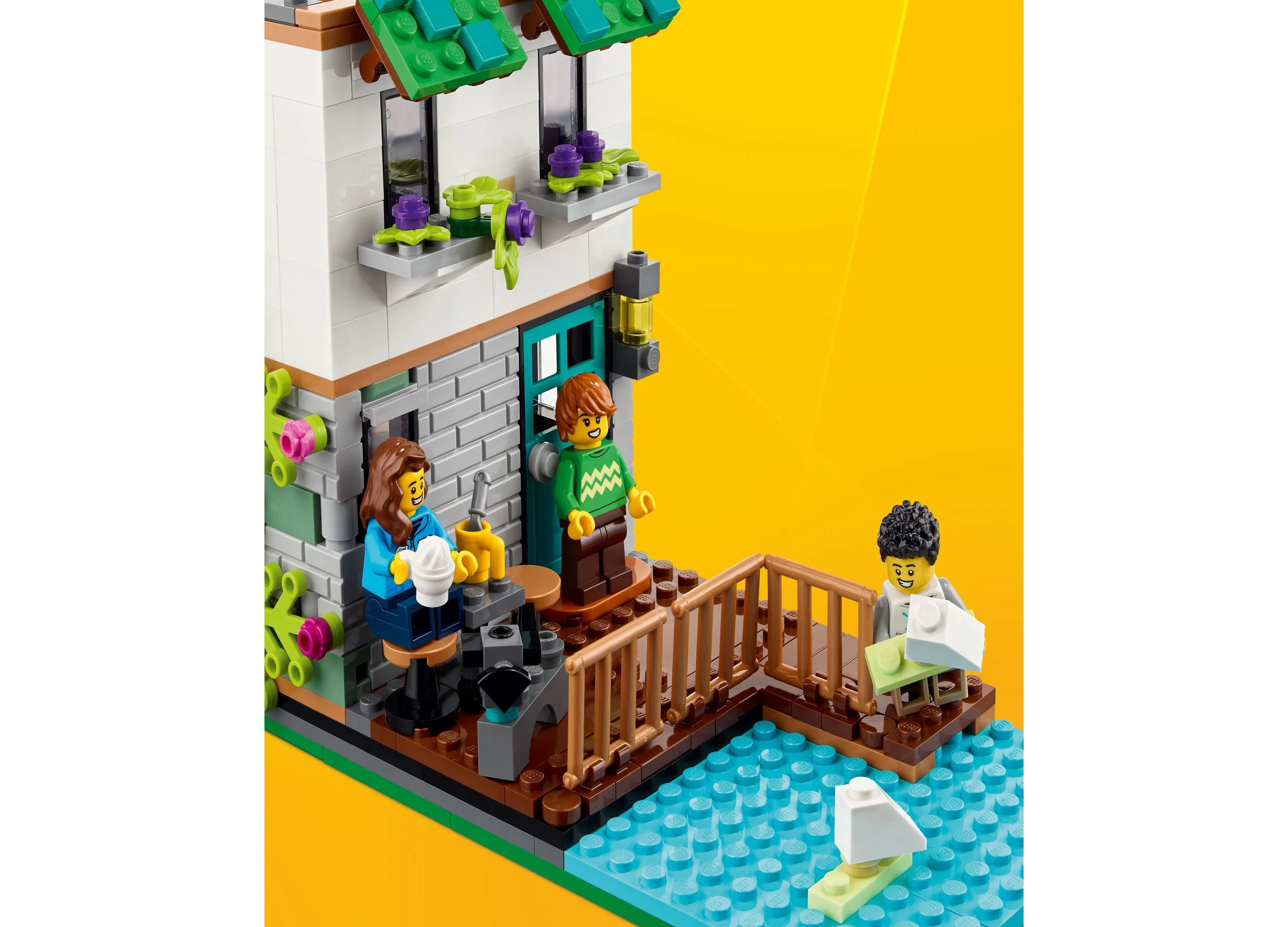 LEGO® Creator 31139 3-in-1 Cozy House Toy House Building Set with Minifigures - Image 5