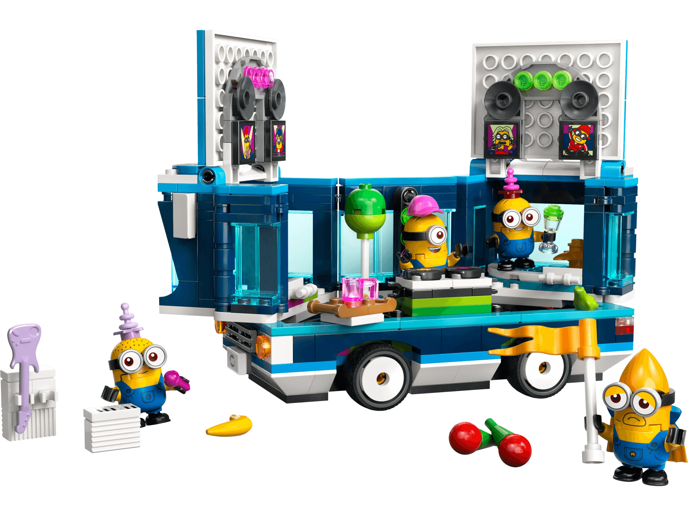 LEGO Despicable Me 4 Minions’ Music Party Bus 75581