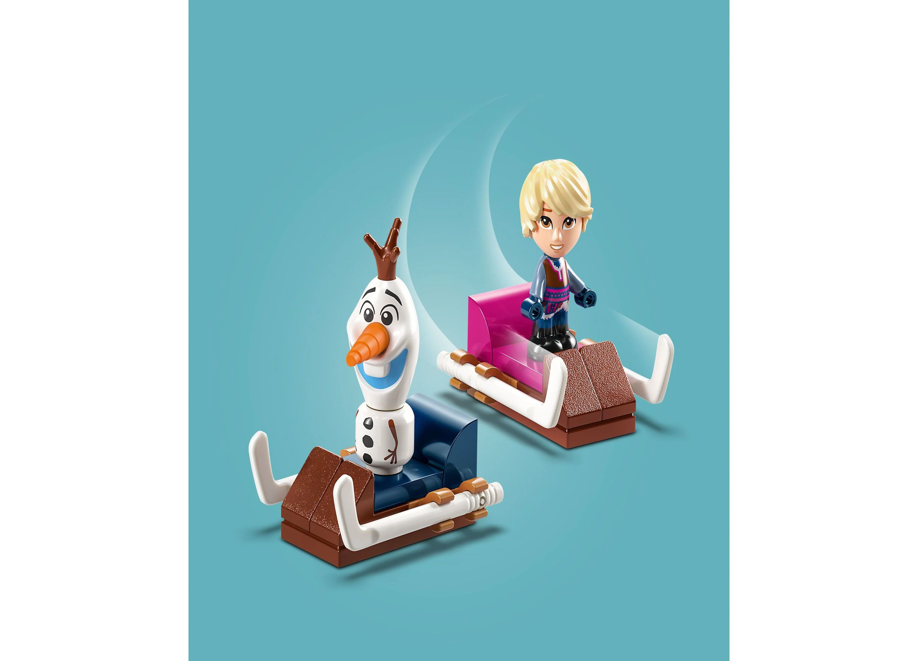 LEGO Disney Frozen 175-Piece Anna and Elsa's Magical Carousel Building Set - Image 3