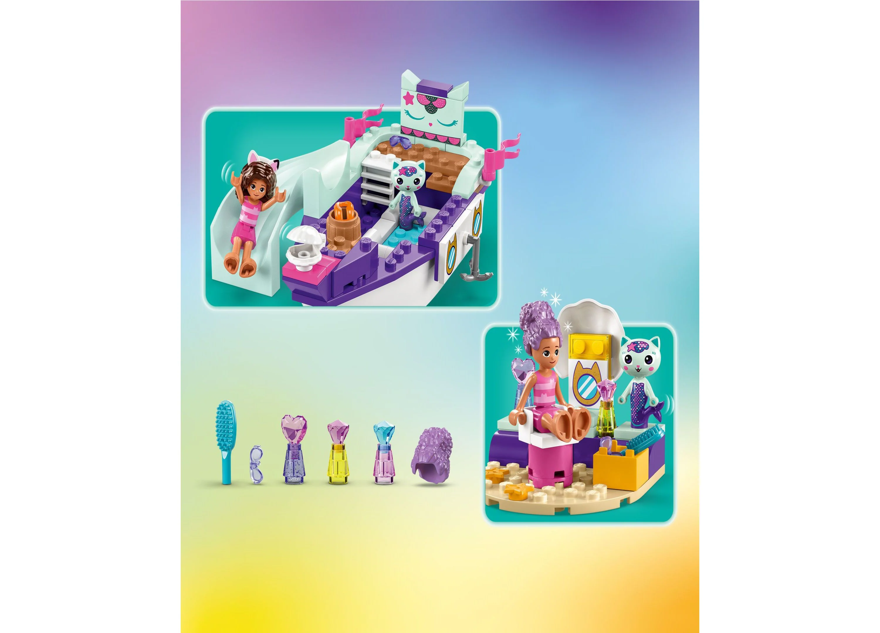LEGO DreamWorks Gabby's Dollhouse Ship & Spa Building Set 10786 - Image 4