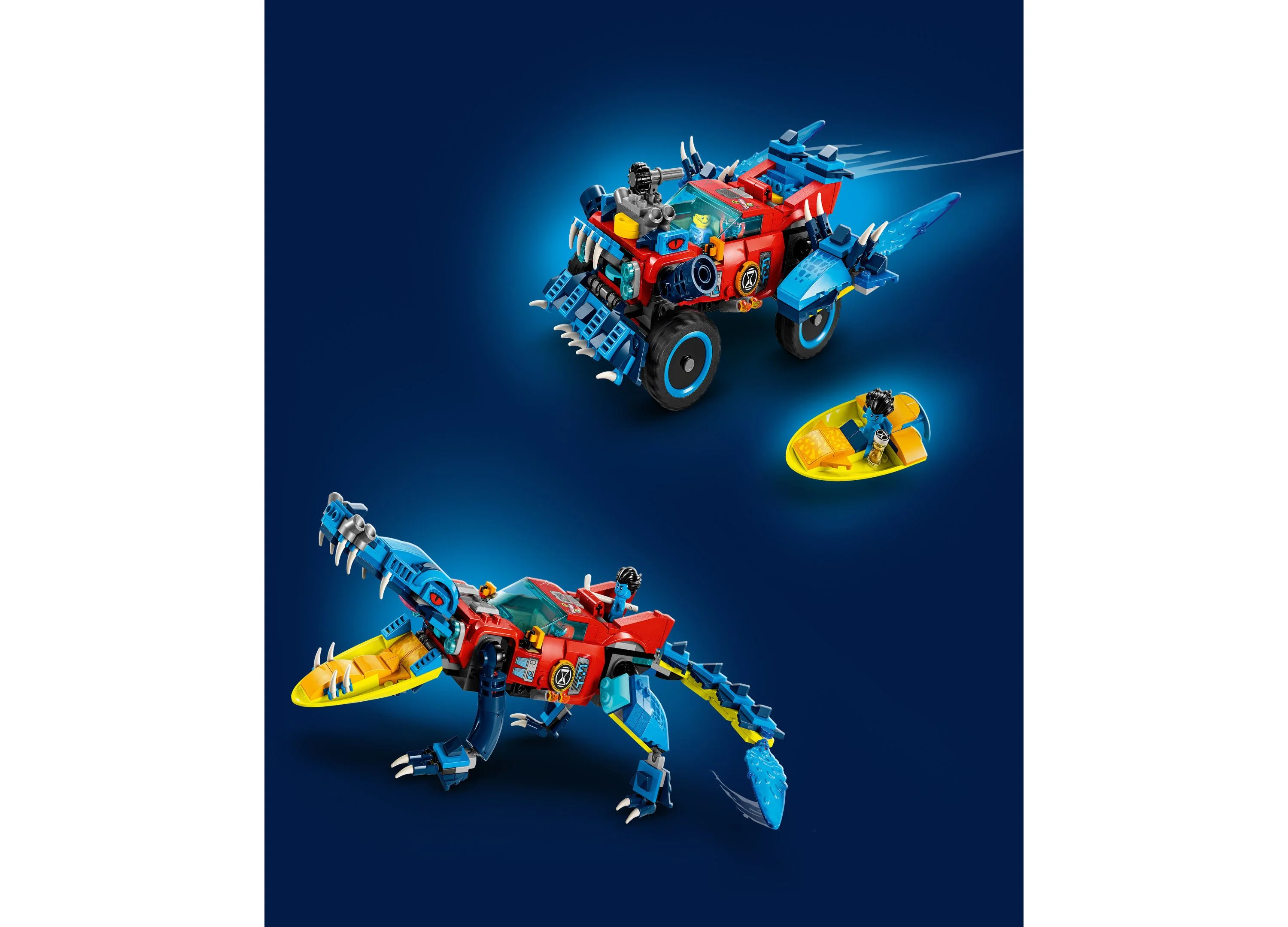 LEGO® DREAMZzz 71458 Crocodile Car Transformable Building Set - Image 2