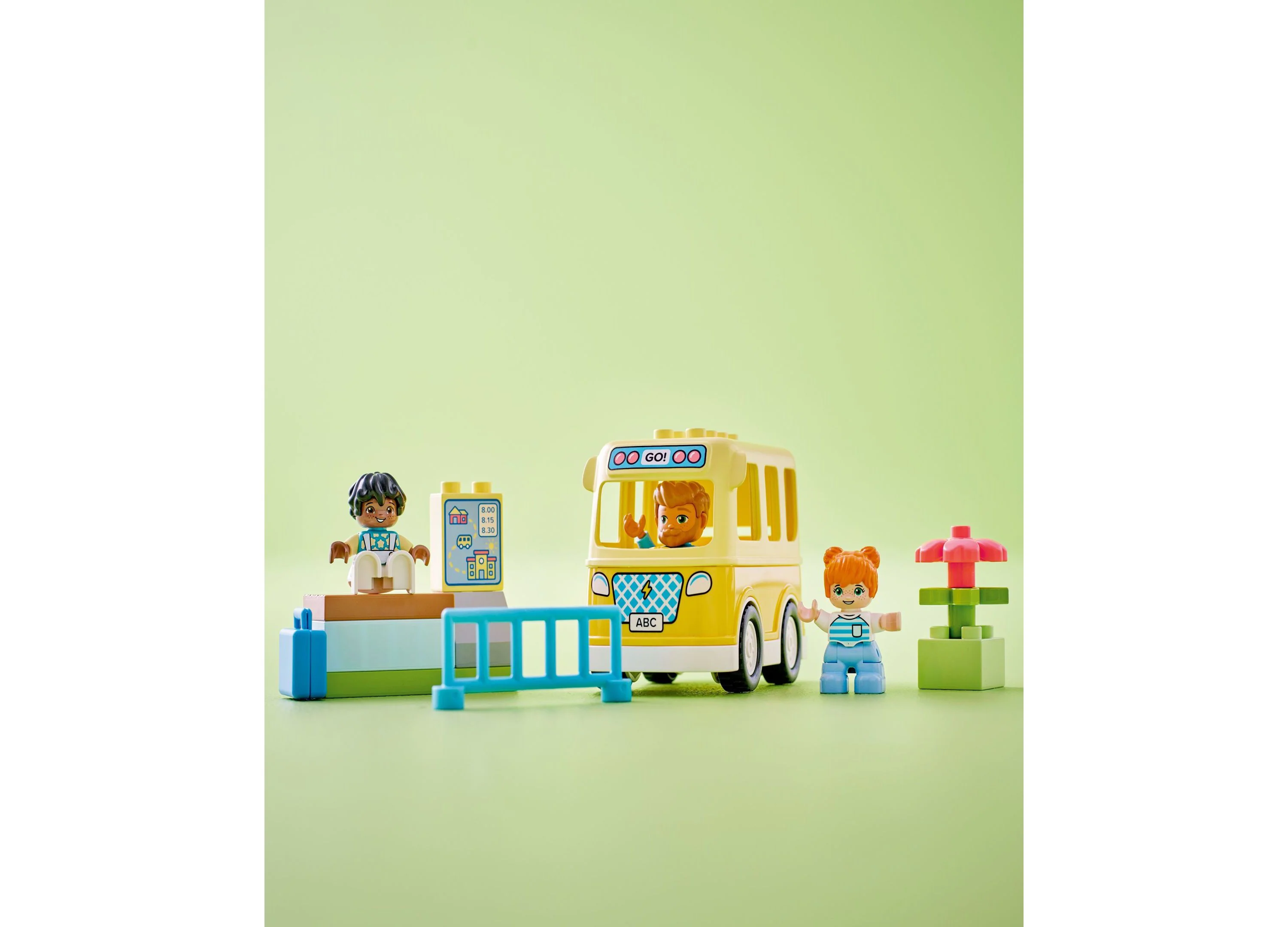 LEGO DUPLO Town 16-Piece Bus Ride Toy STEM Building Set for Toddlers - Image 3