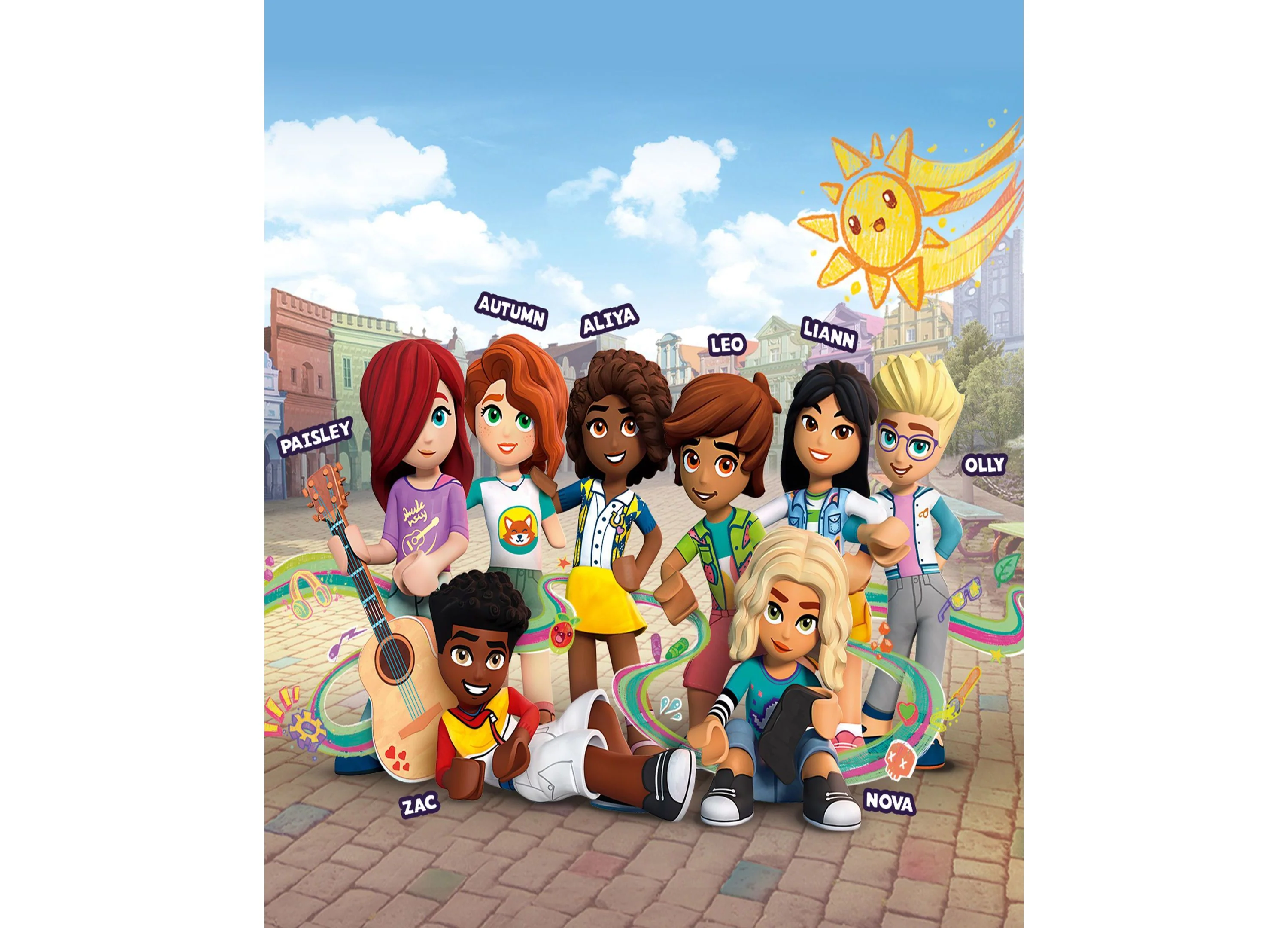 LEGO® Friends Heartlake Downtown Diner 41728 Toy Building Set with Liann, Aliya and Charli Figures - Image 2