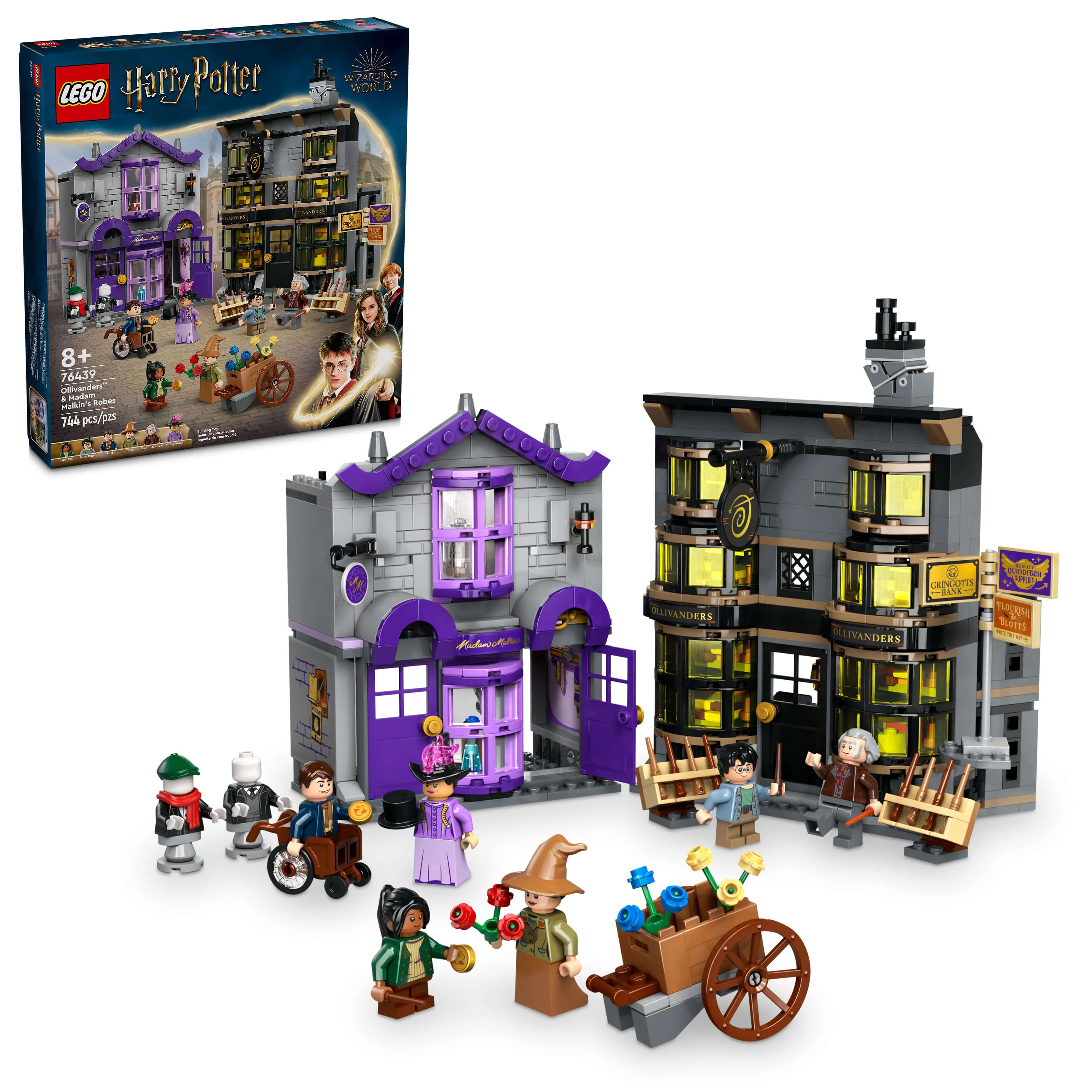 LEGO Harry Potter Diagon Alley Ollivanders & Madam Malkin's Robes Set - 744 Pieces