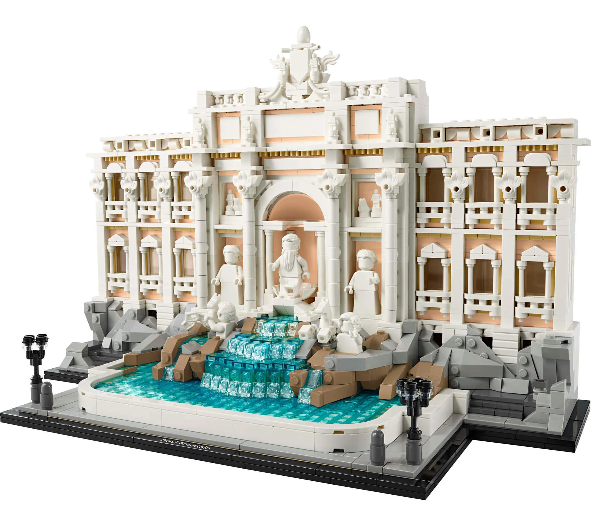 LEGO Architecture Trevi Fountain Model, 1,880-Piece Italian Landmark Set - Image 3