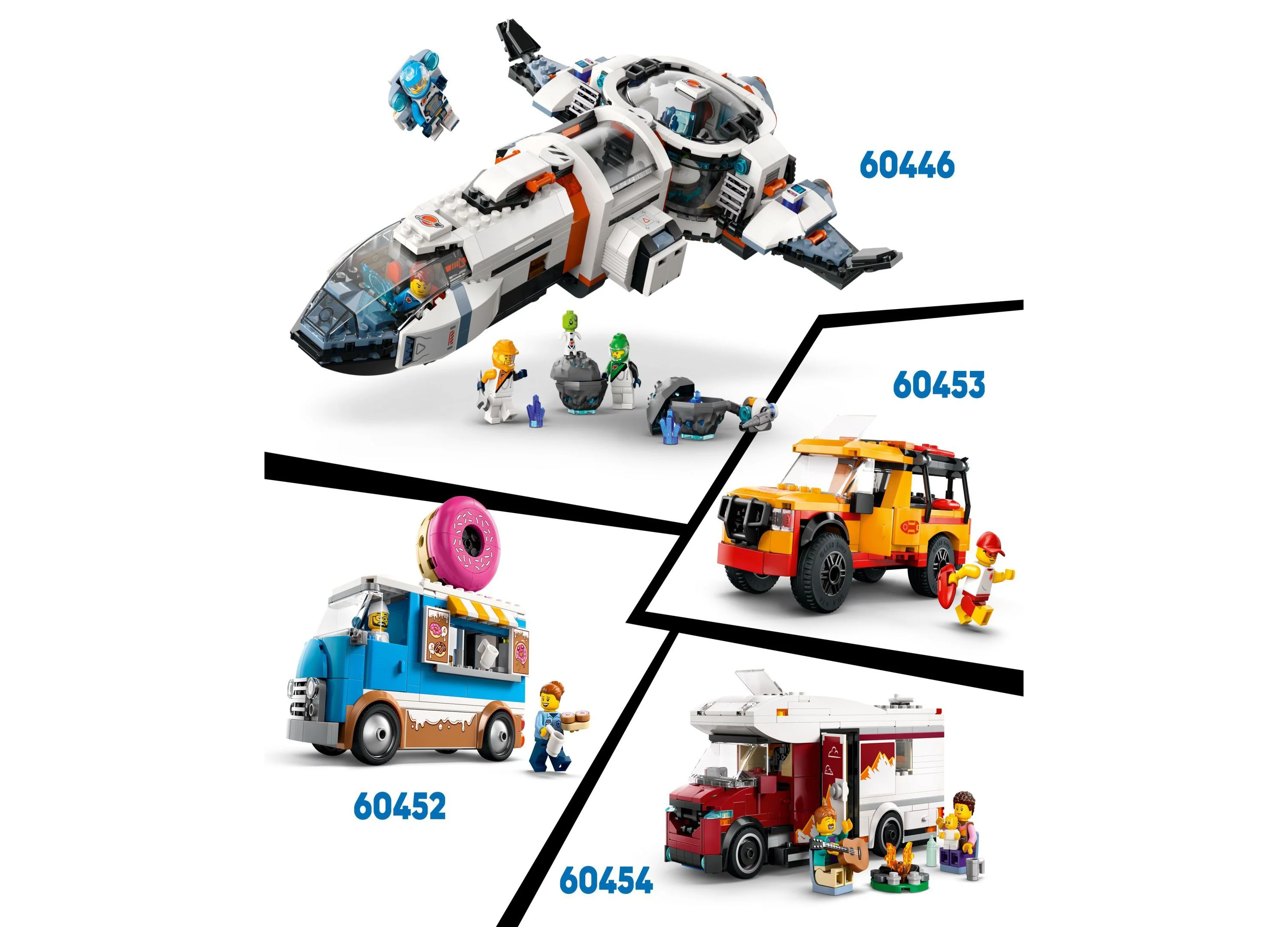LEGO City Holiday Adventure Camper Van 385-Piece Building Set 60454 - Image 3