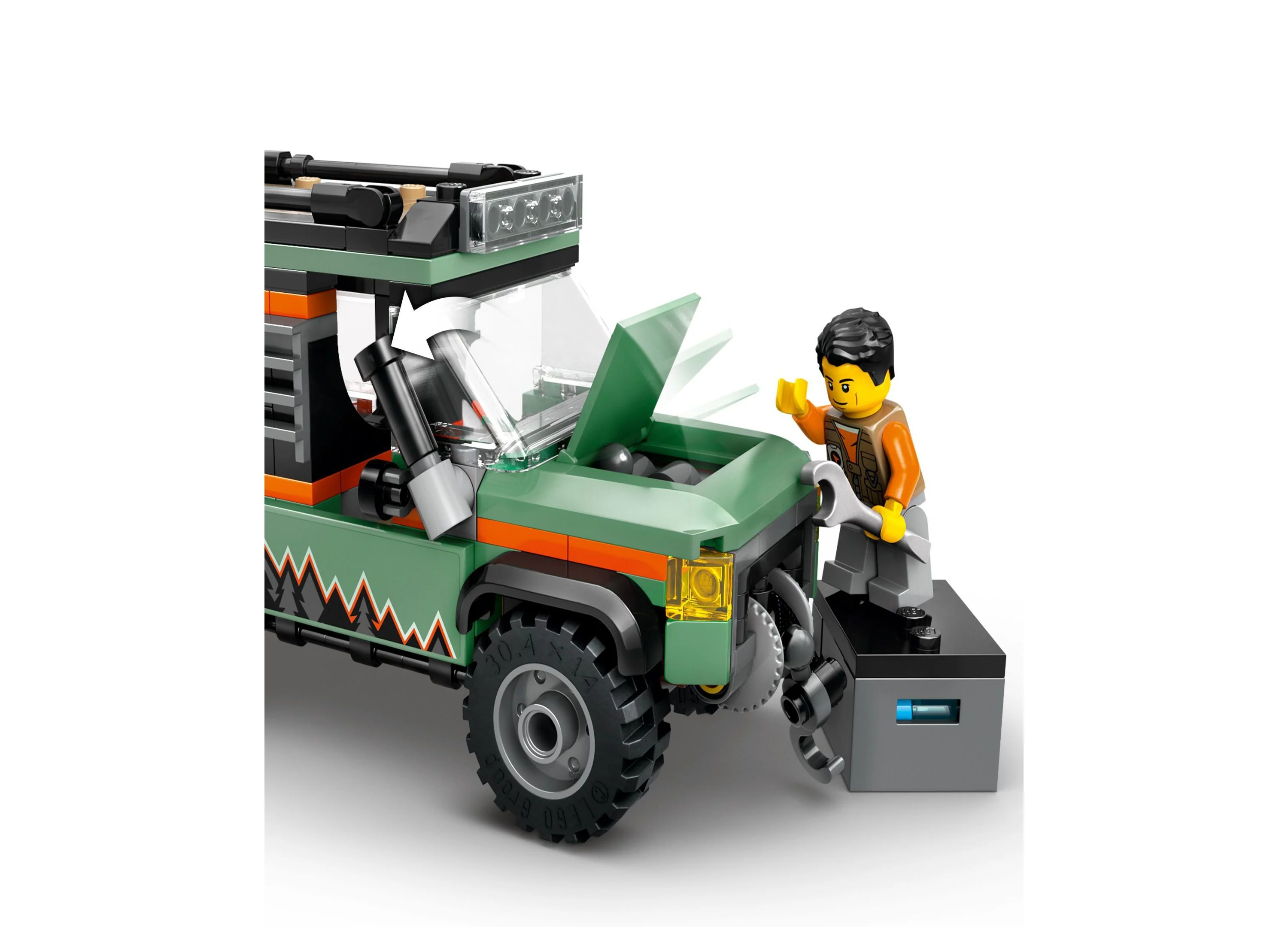 LEGO City Off-Road 4x4 Mountain Truck Building Set 221 Pieces - 60447 - Image 5