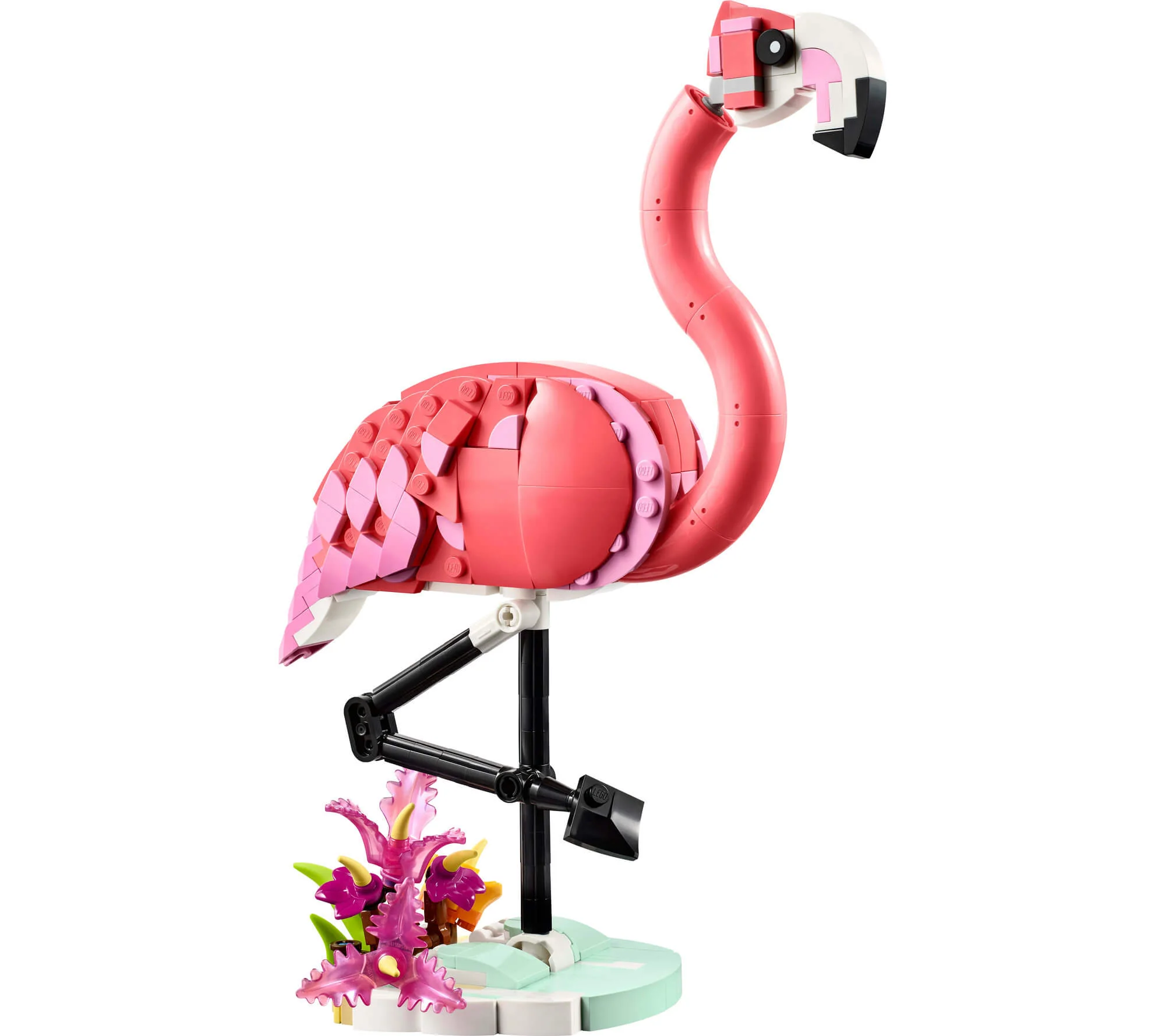 LEGO Creator 3in1 Wild Animals Pink Flamingo 288-Piece Playset - Image 3