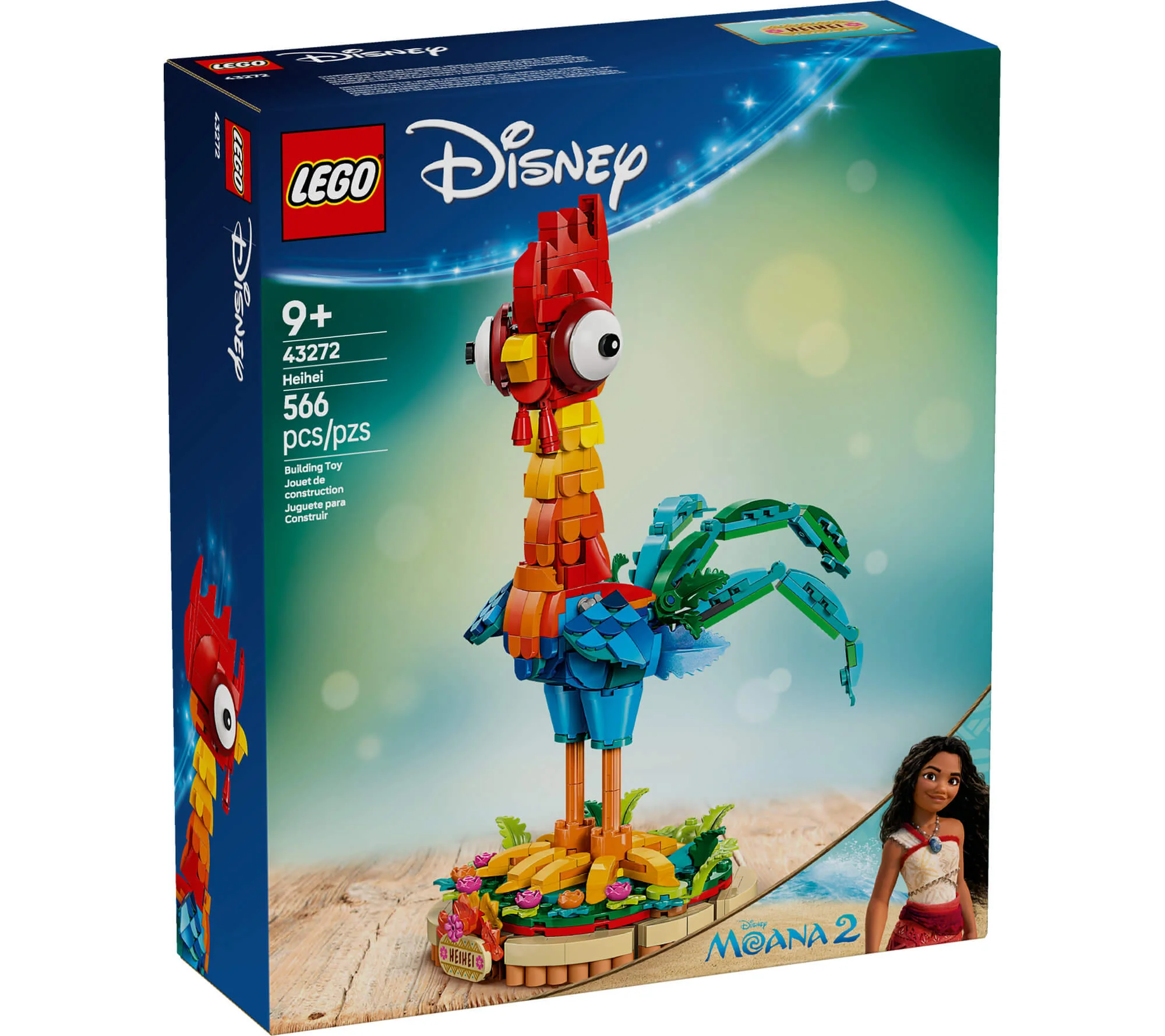 LEGO® | Disney Moana Heihei 566-Piece Model Kit – Colorful Chicken - Image 2