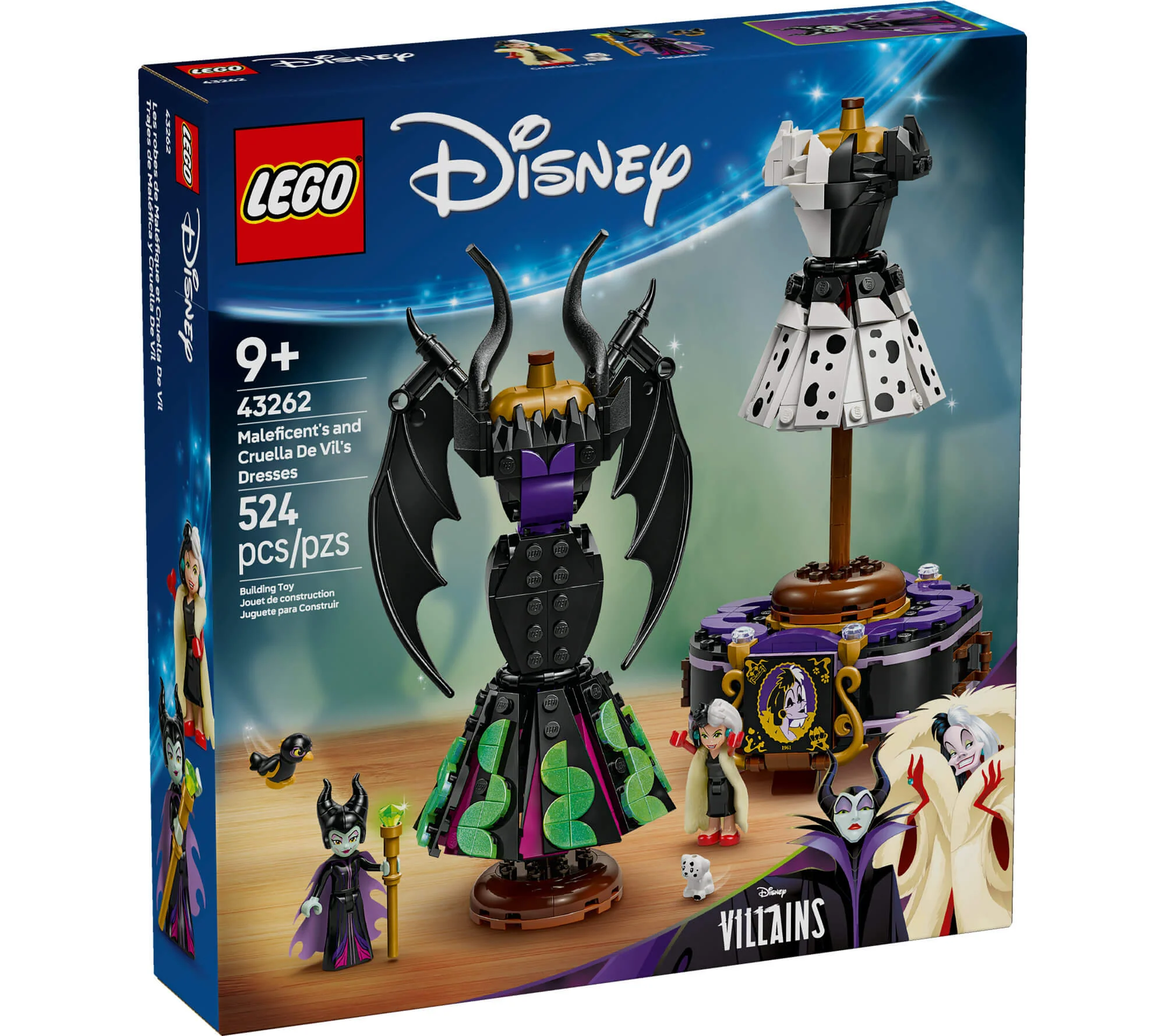 LEGO | Disney Villains Fashion Magic Maleficent & Cruella's Dresses 43262 - Image 2
