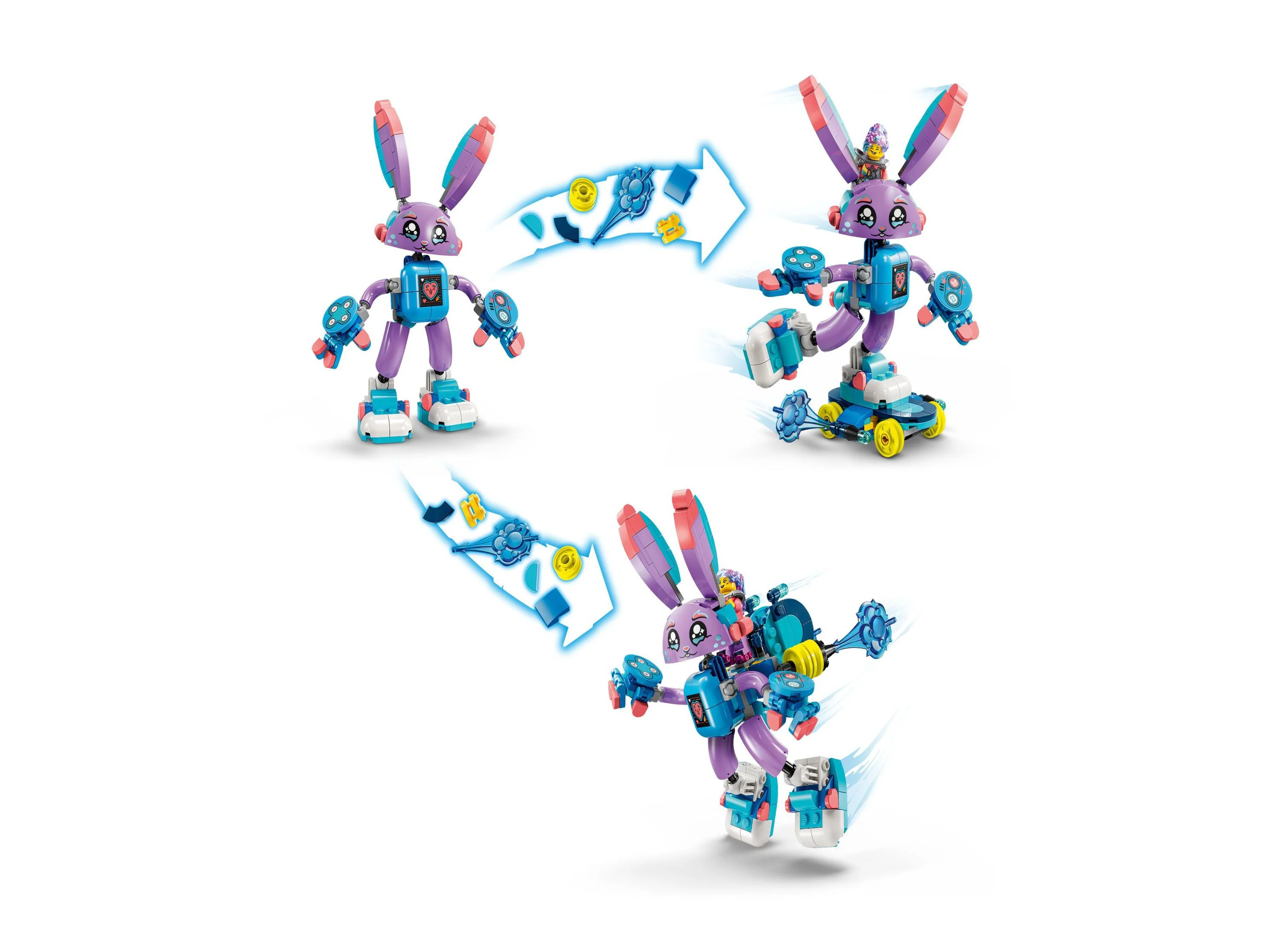 LEGO® DREAMZzz Izzie and Bunchurro 252-Piece Gaming Bunny Building Set - Image 5
