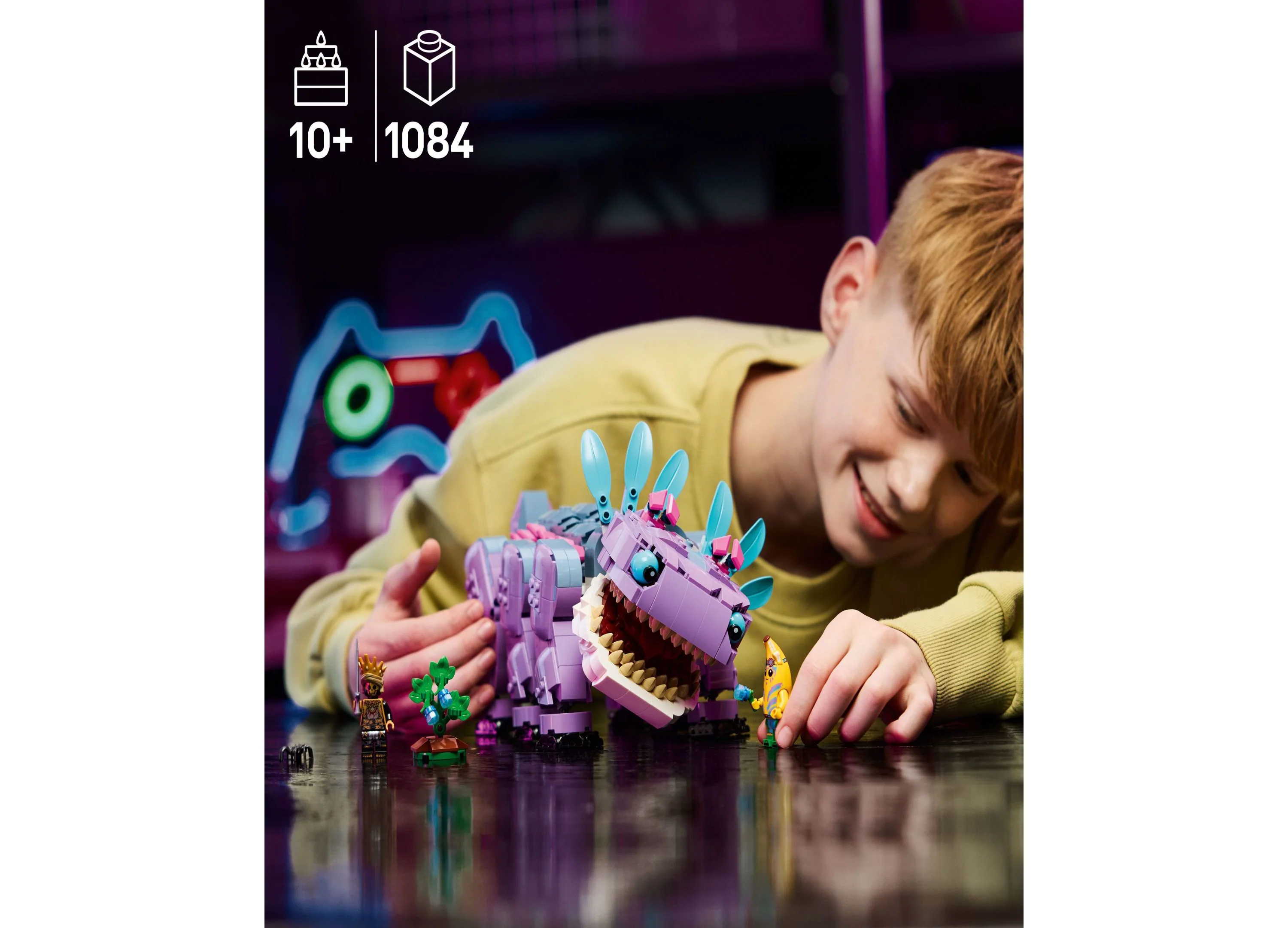 LEGO Fortnite Klombo Dinosaur Toy Set 77077, 1084 Pieces - Image 4